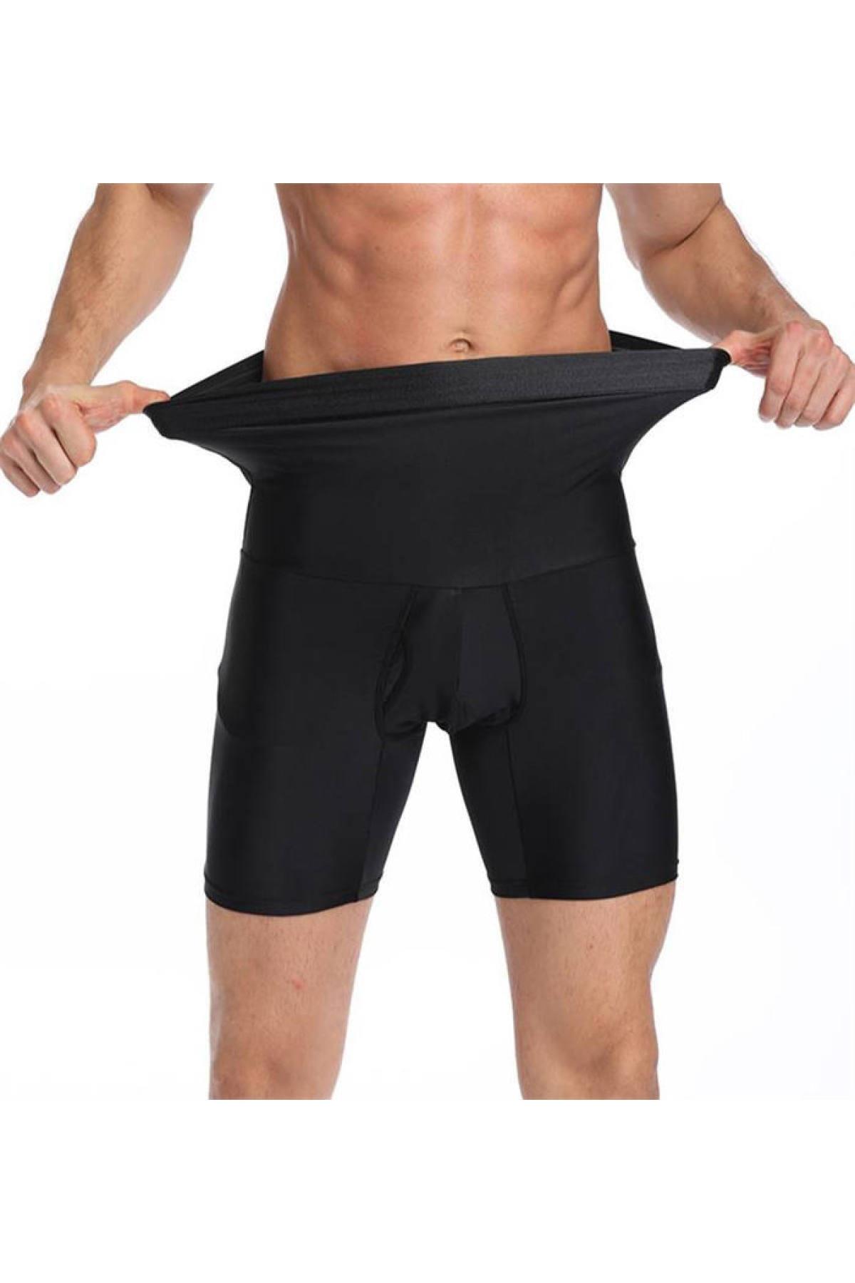 Danni Model Bel Ve Göbek Boxer Korse Siyah Renk