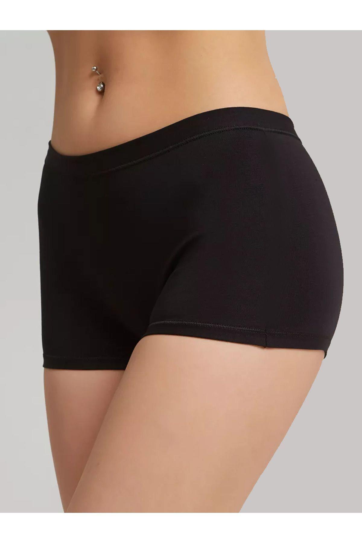 Moncorno Model Cool & Comfort Toparlayıcı İz Yapmayan Seamless Örme Boxer Siyah Renk