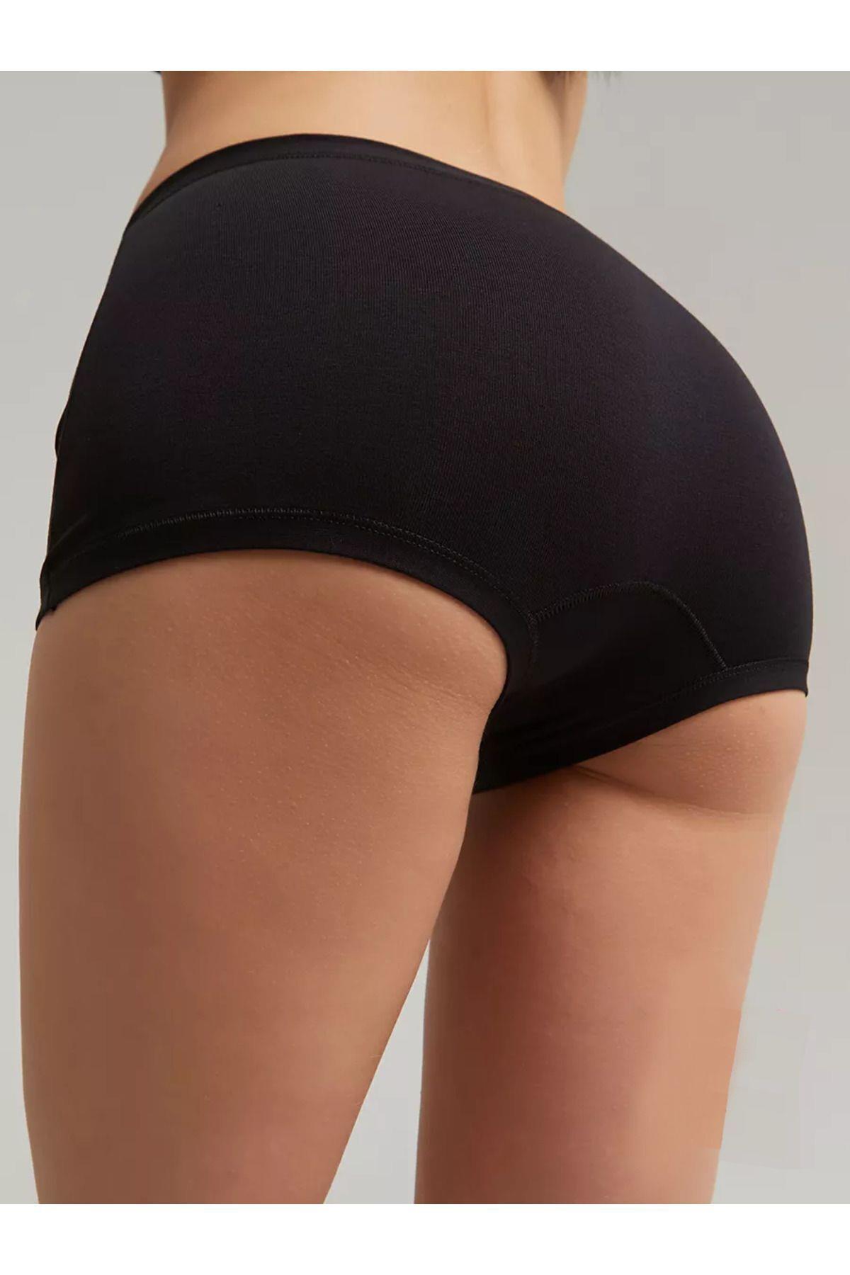 Moncorno Model Cool & Comfort Toparlayıcı İz Yapmayan Seamless Örme Boxer Siyah Renk