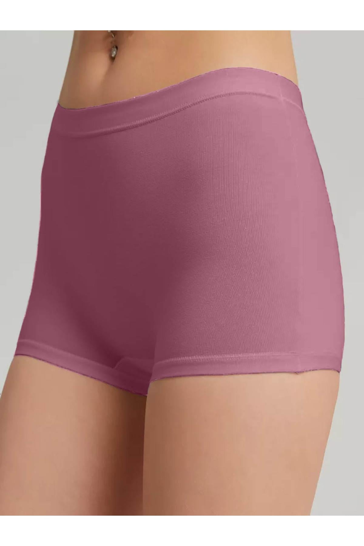 Moncorno Model Cool & Comfort Toparlayıcı İz Yapmayan Seamless Örme Boxer Gül Kurusu Renk