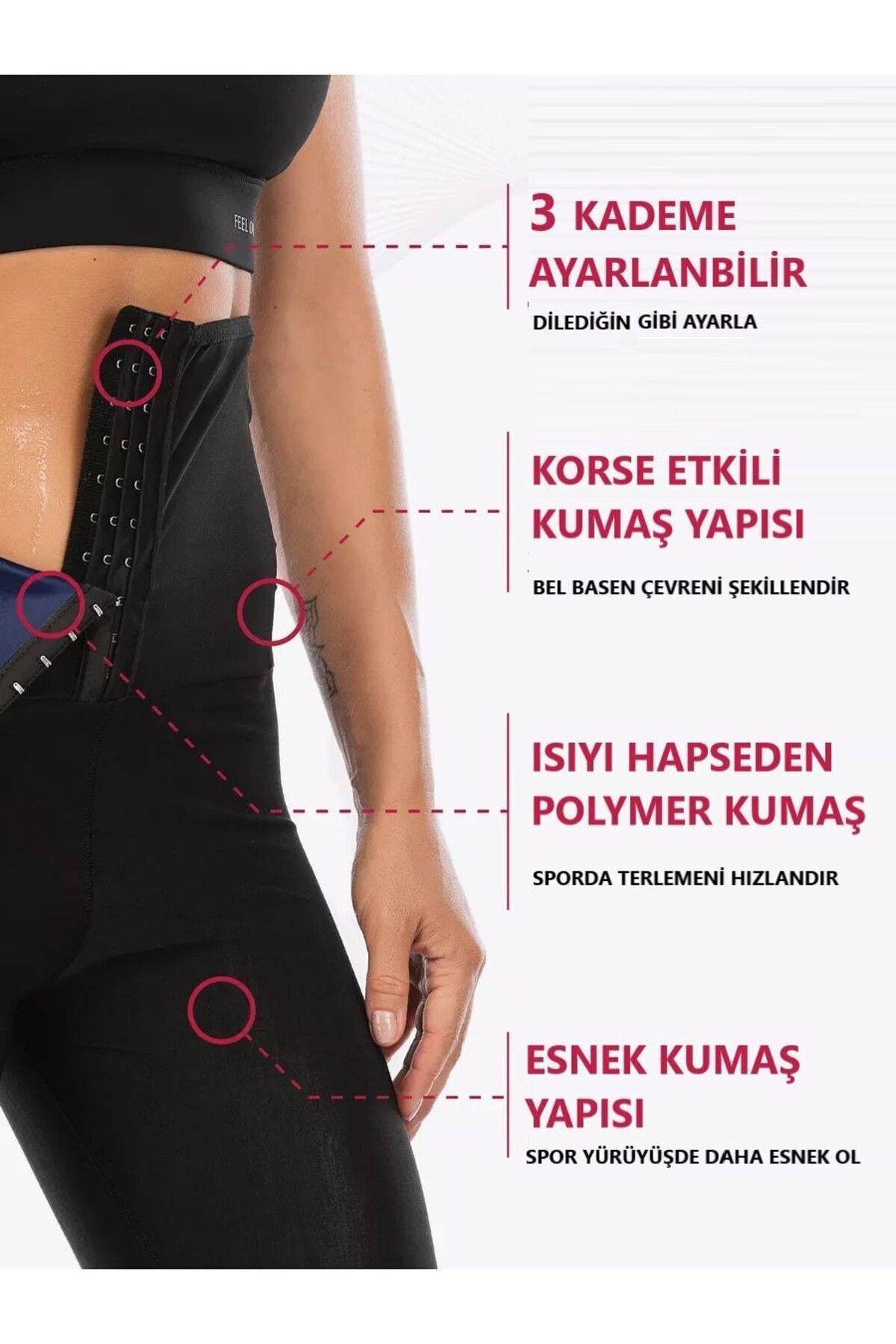 Sauna-Şort Extra İncelten Yağ Yakan Termal İçlik Sauna Şort