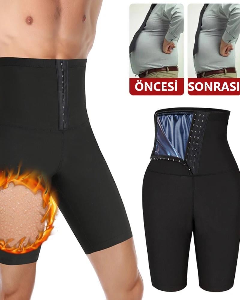 Sauna-Şort Model Vücut Şekillendirici Termal Giyim Sauna Şort