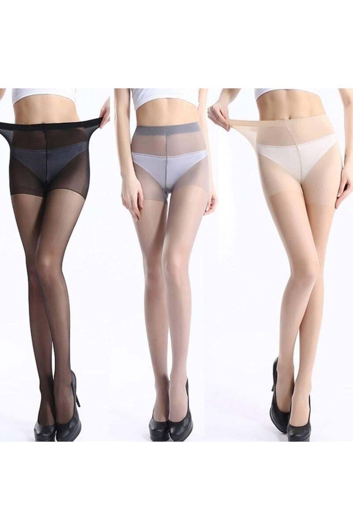 Sorano Model Fit Sıkılaştıran Ince Çorap Külotlu Korseli Çorap Gri Renk