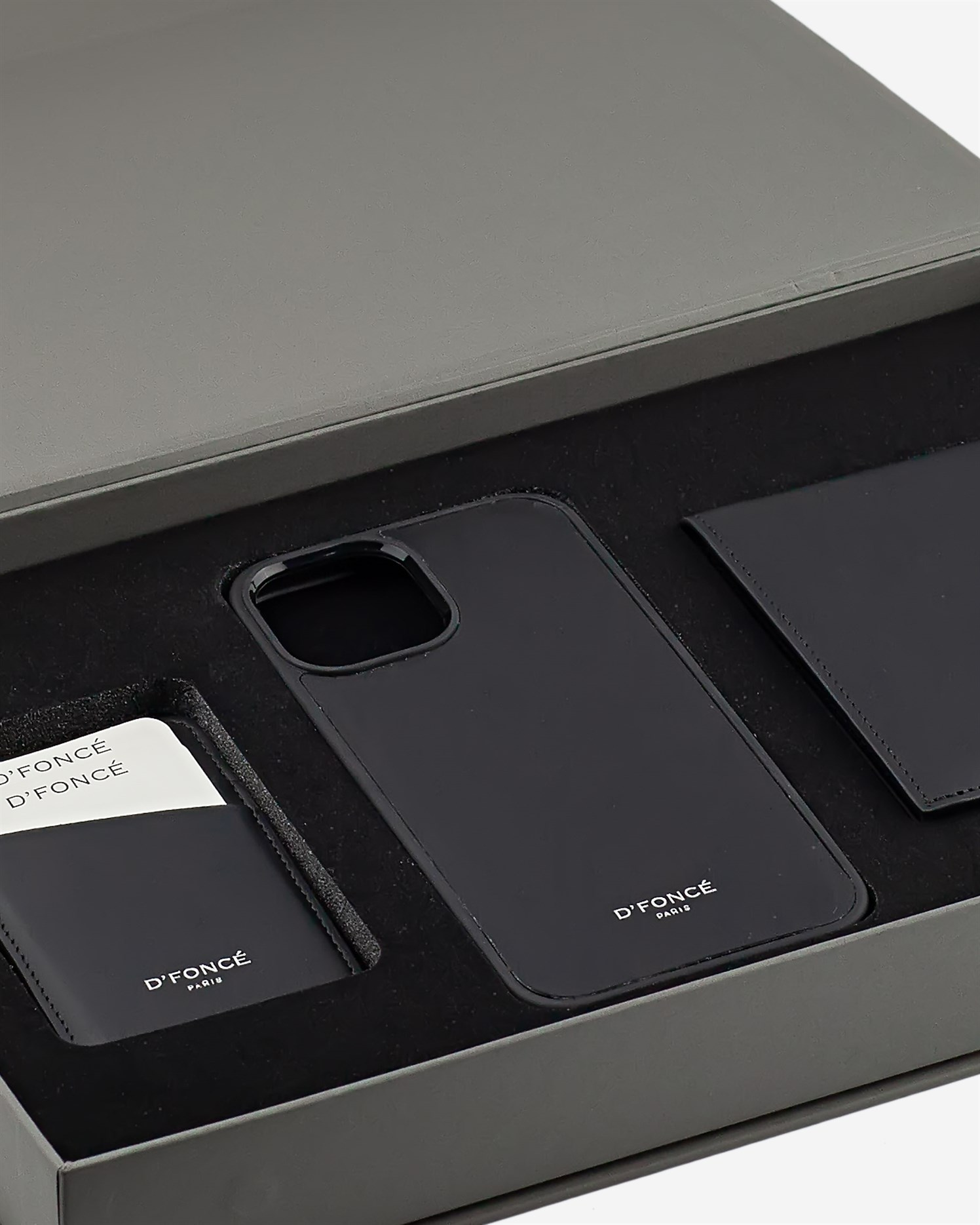 Nero Siyah Deri Cüzdan-Iphone 12Pro Max Telefon Kılıfı-Magsafe Hediye Seti 7