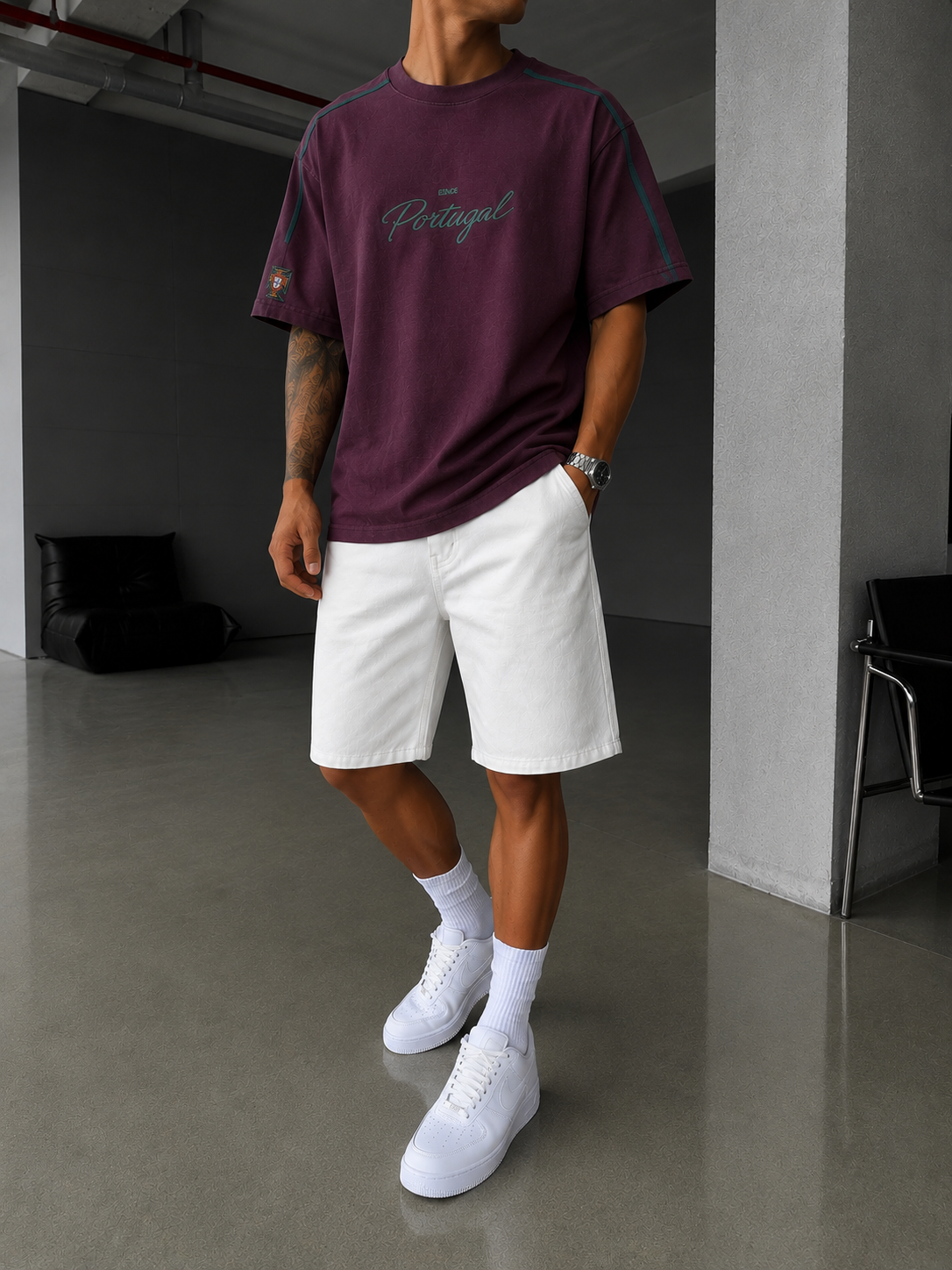   NO362 Porto Script Tee 