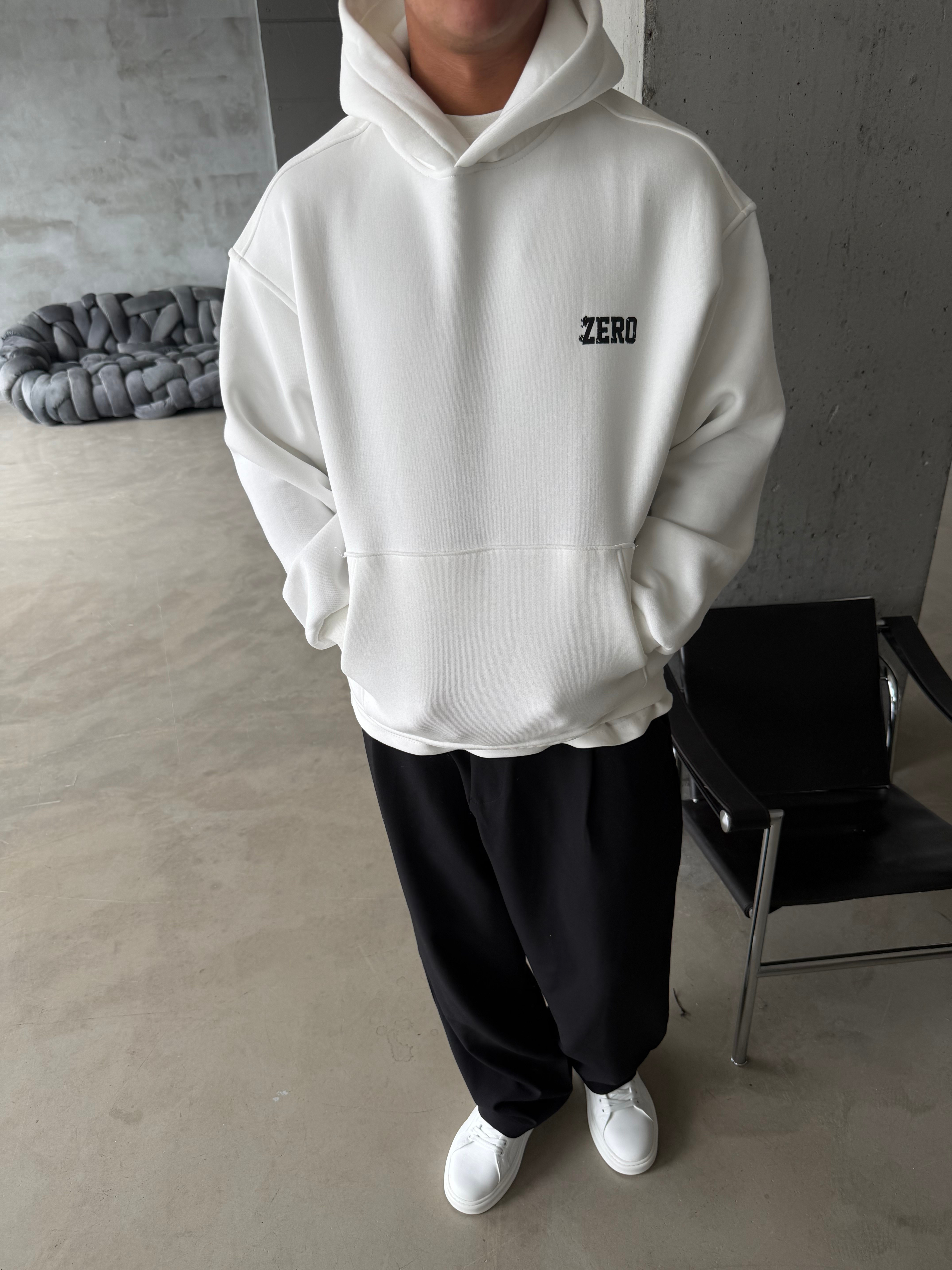 00 Zero Premium Yıkamalı Hoddie