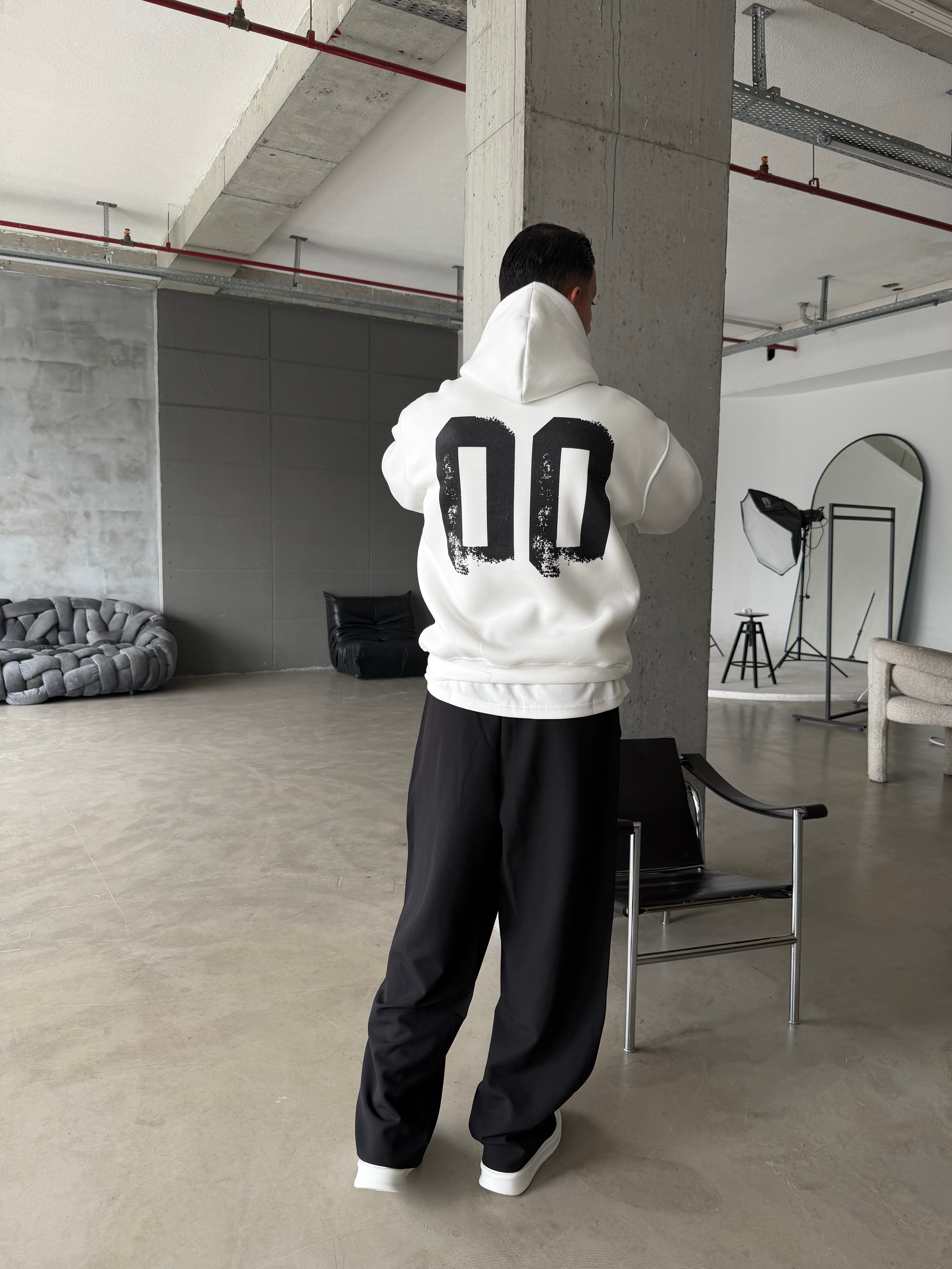 00 Zero Premium Yıkamalı Hoddie