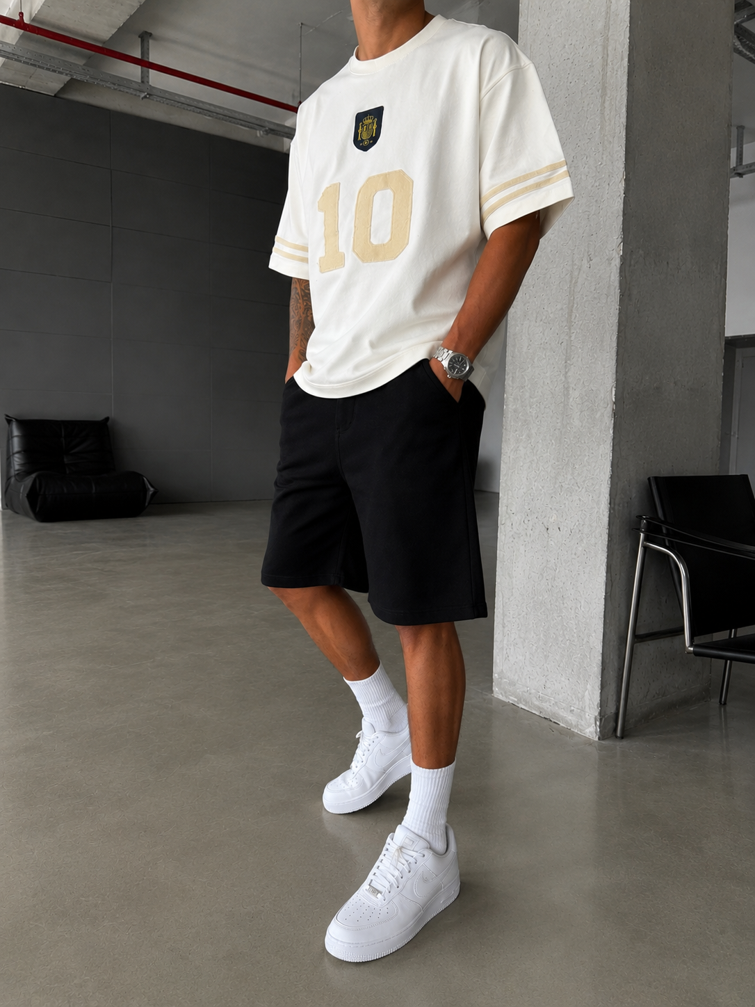 10 Nakışlı Premium Yıkamalı T-Shirt