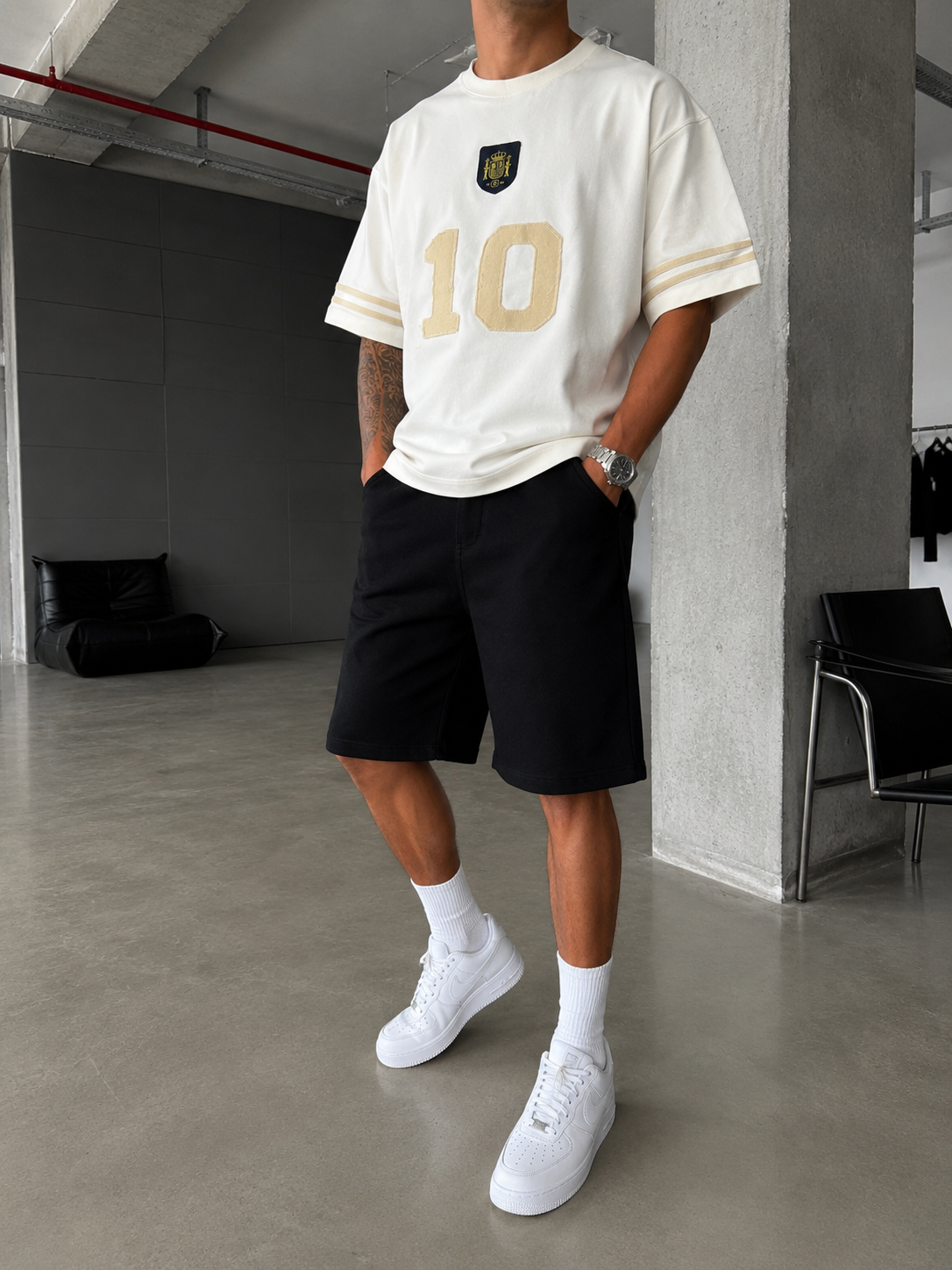 10 Nakışlı Premium Yıkamalı T-Shirt