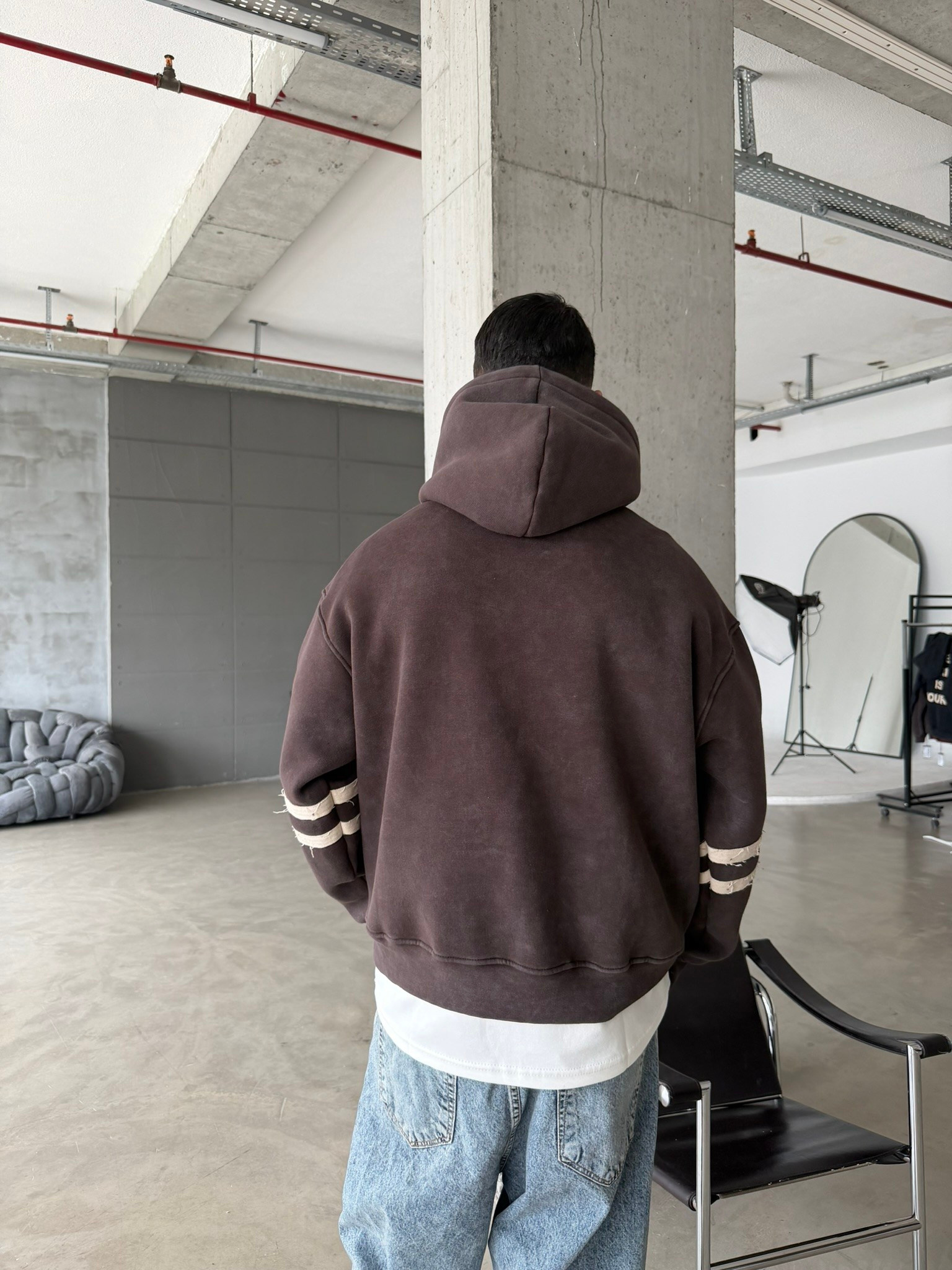 17 Stonger Premium Acid Yıkama Hoodie