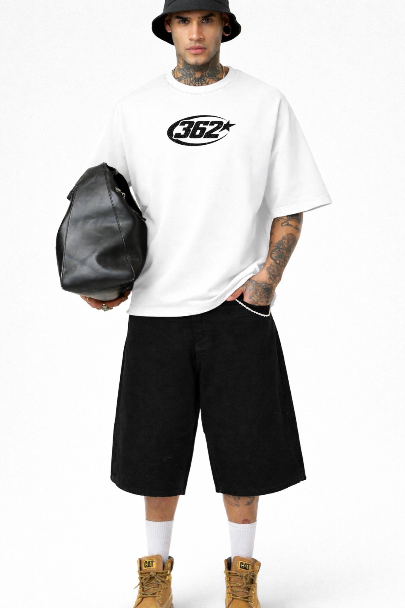 362 Ateiler Oversize T-Shirt - Beyaz