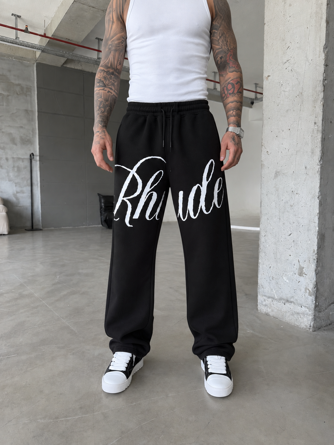 362 Baskılı Premium Baggy Eşofman