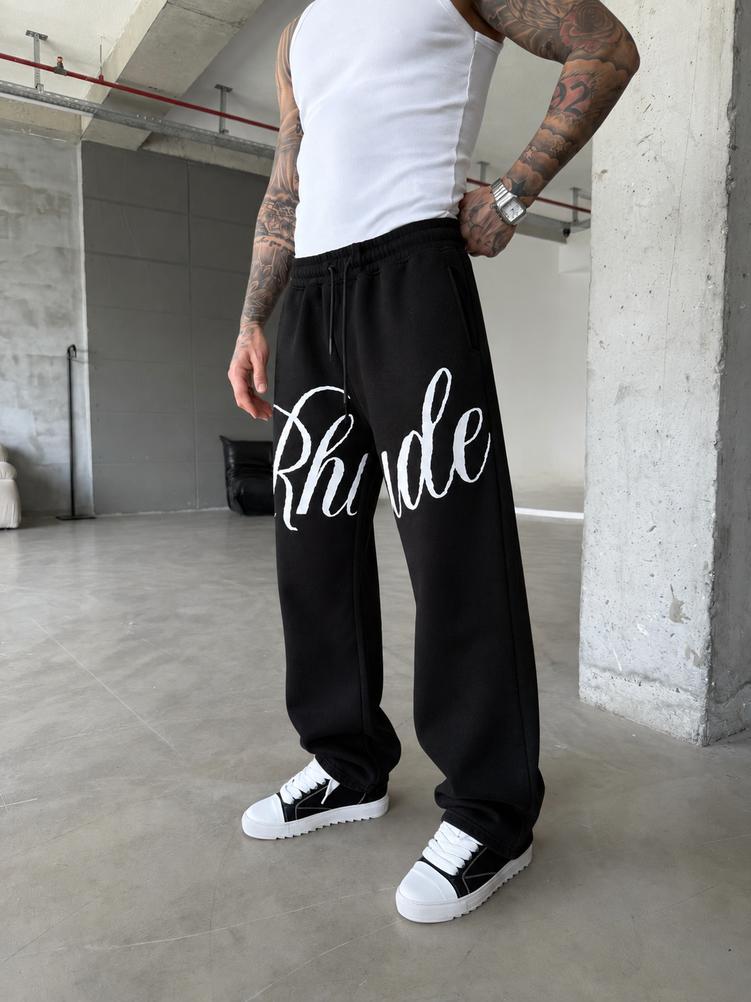 362 Baskılı Premium Baggy Eşofman