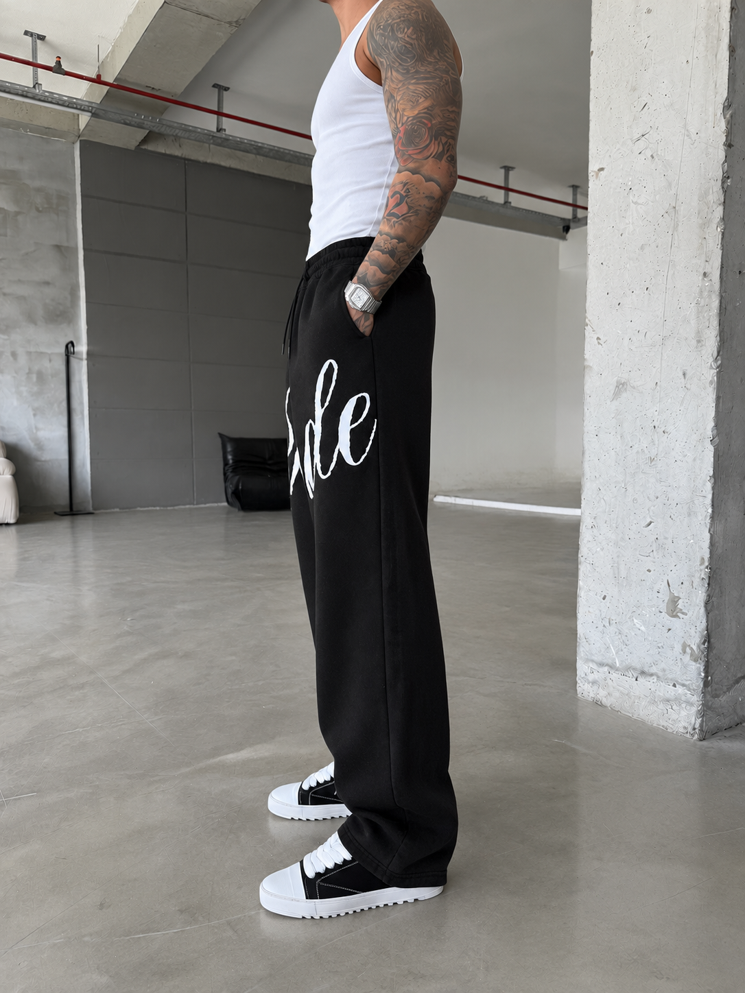 362 Baskılı Premium Baggy Eşofman