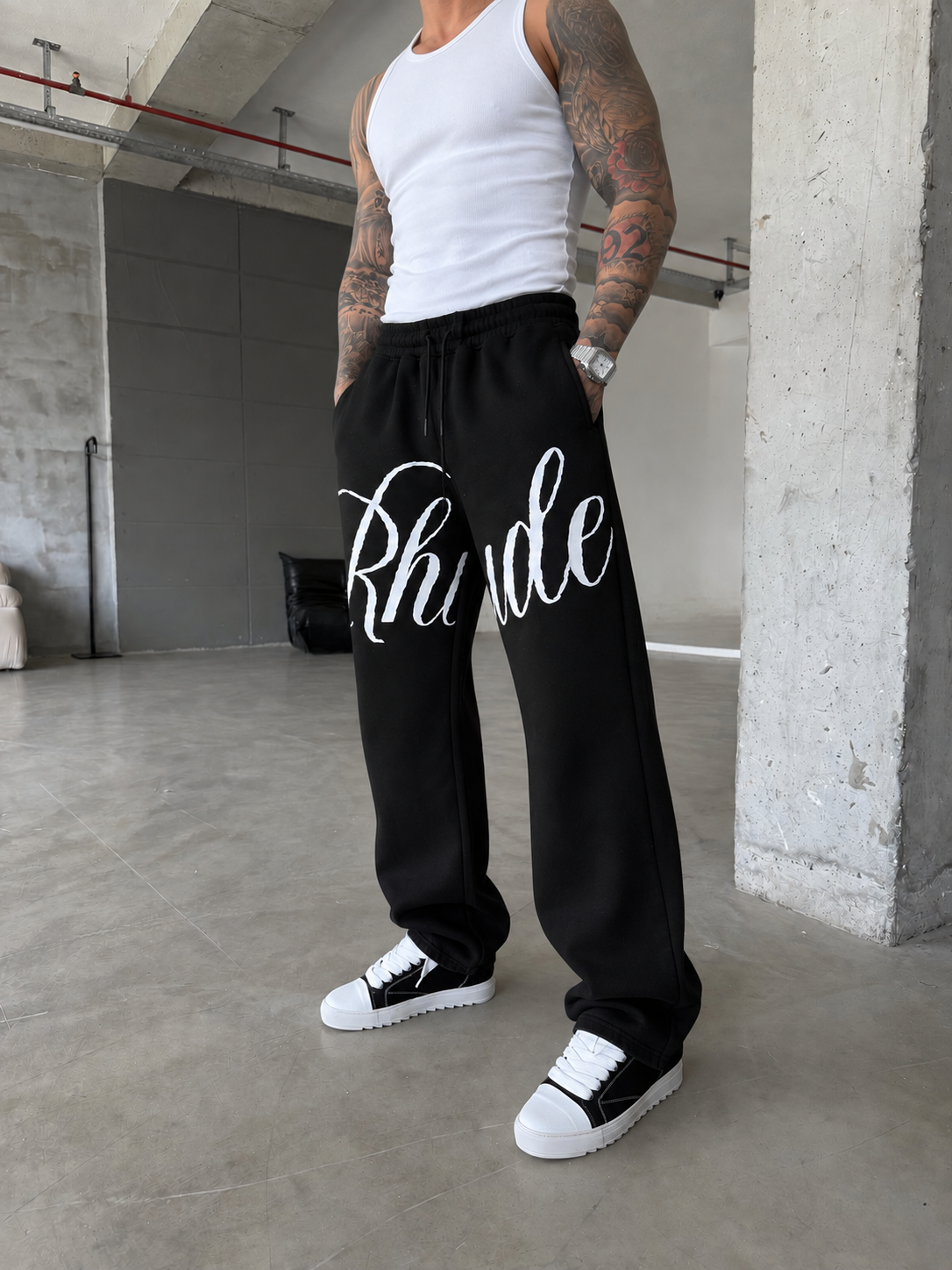 362 Baskılı Premium Baggy Eşofman
