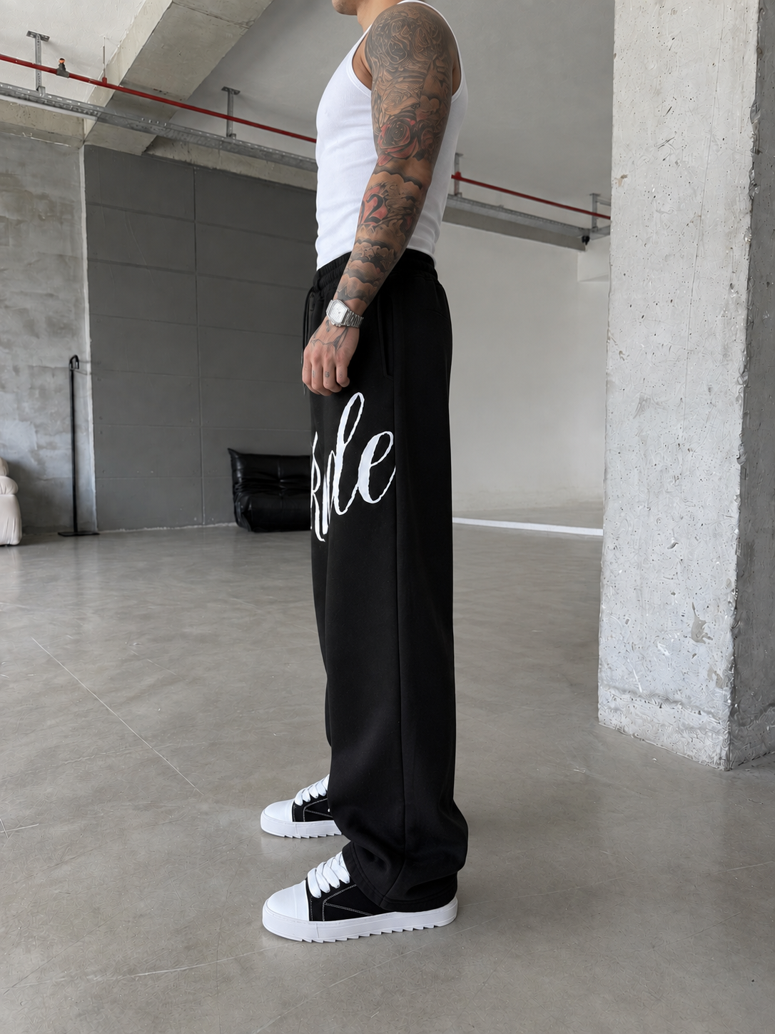 362 Baskılı Premium Baggy Eşofman