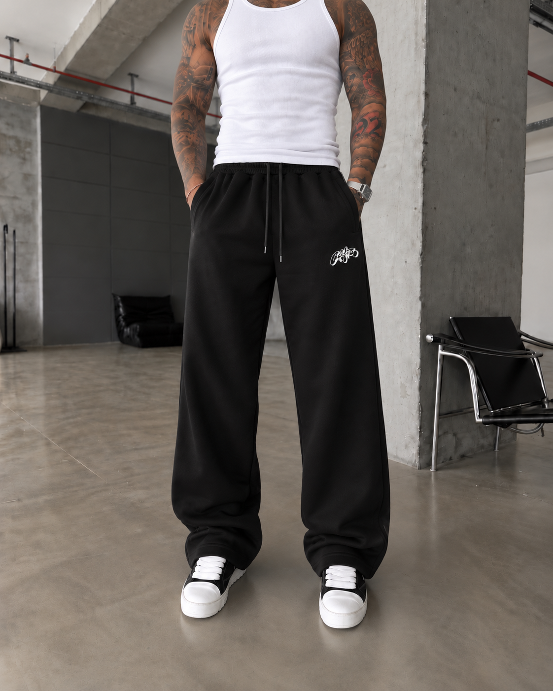 362 Grafitti Baskı Premium Baggy Eşofman