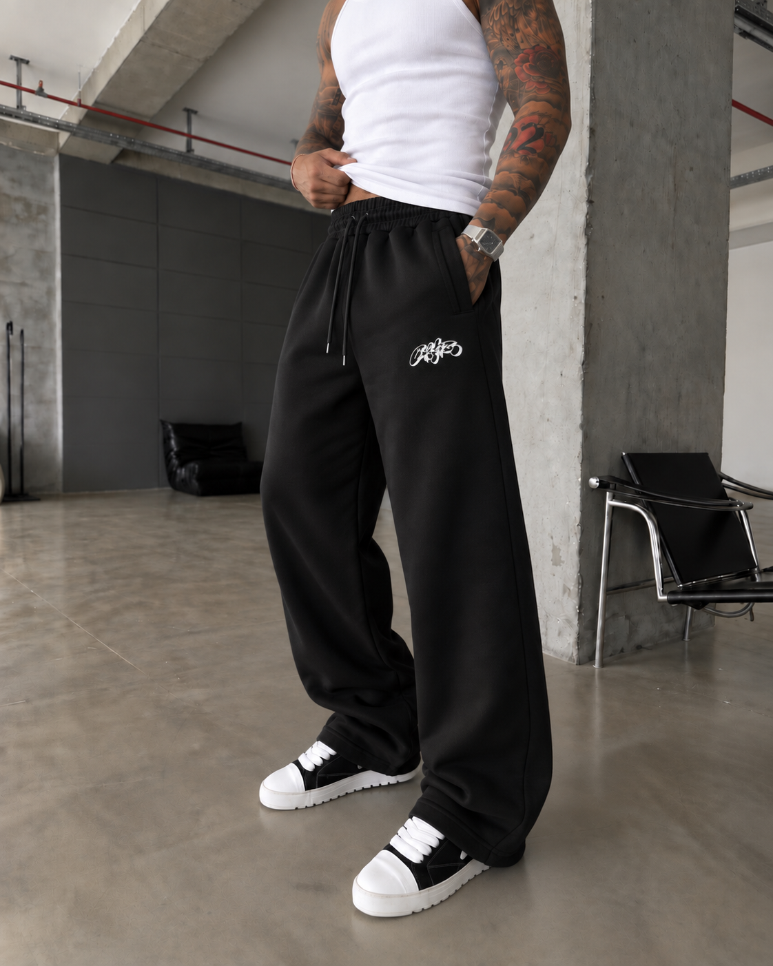 362 Grafitti Baskı Premium Baggy Eşofman