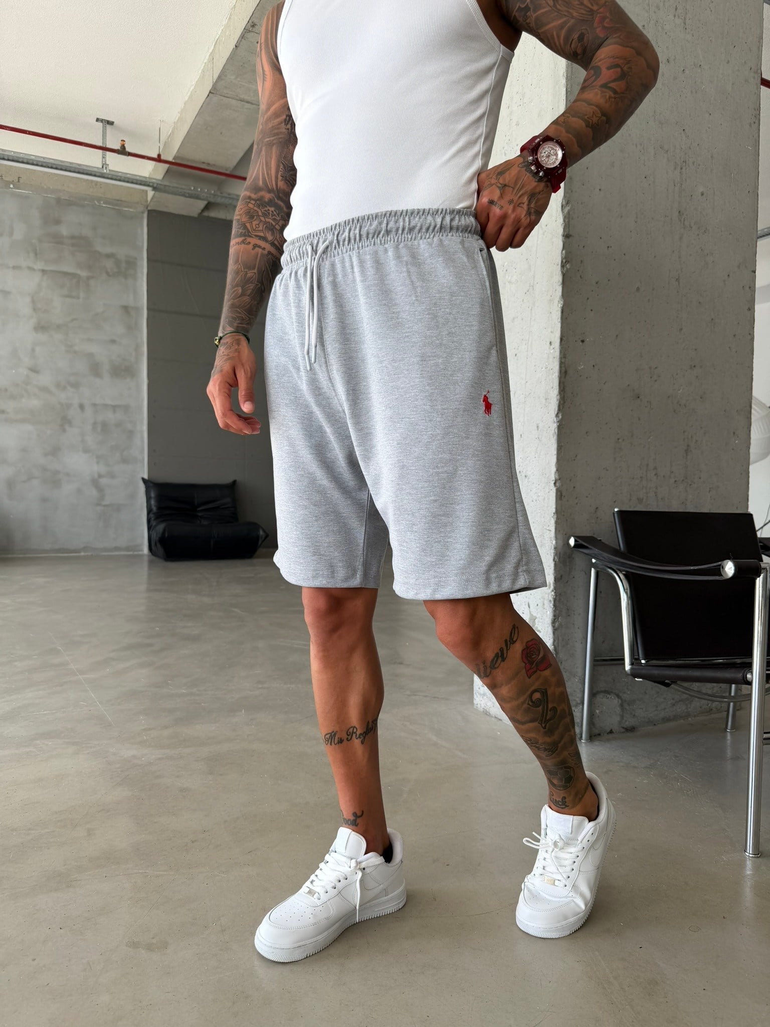 362 Icon Essential Shorts - Gri