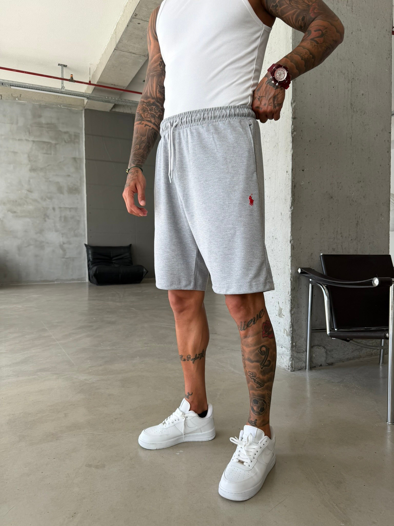 362 Icon Essential Shorts - Gri