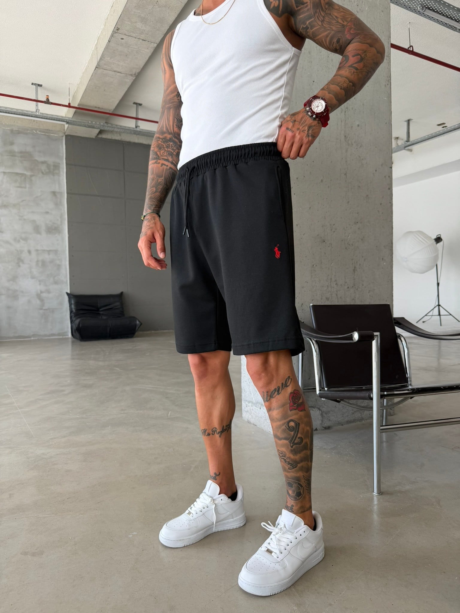 362 Icon Essential Shorts - Siyah