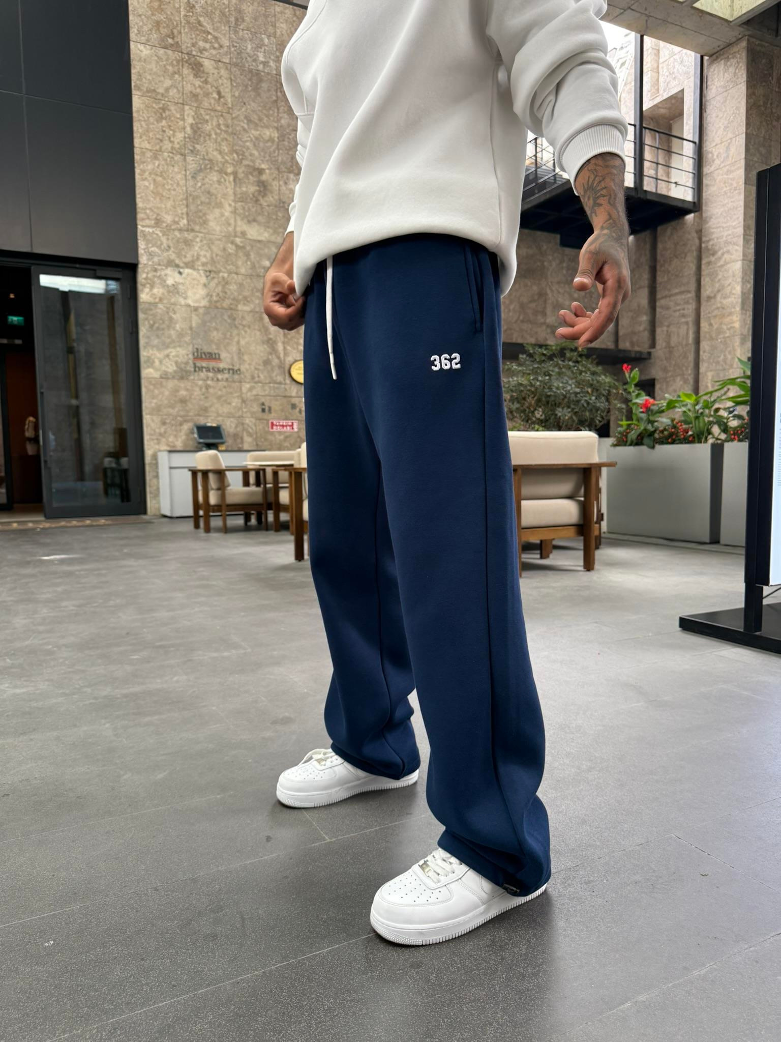 362 Premium Ayarlanabilir Paça Eşofman Altı - İndigo