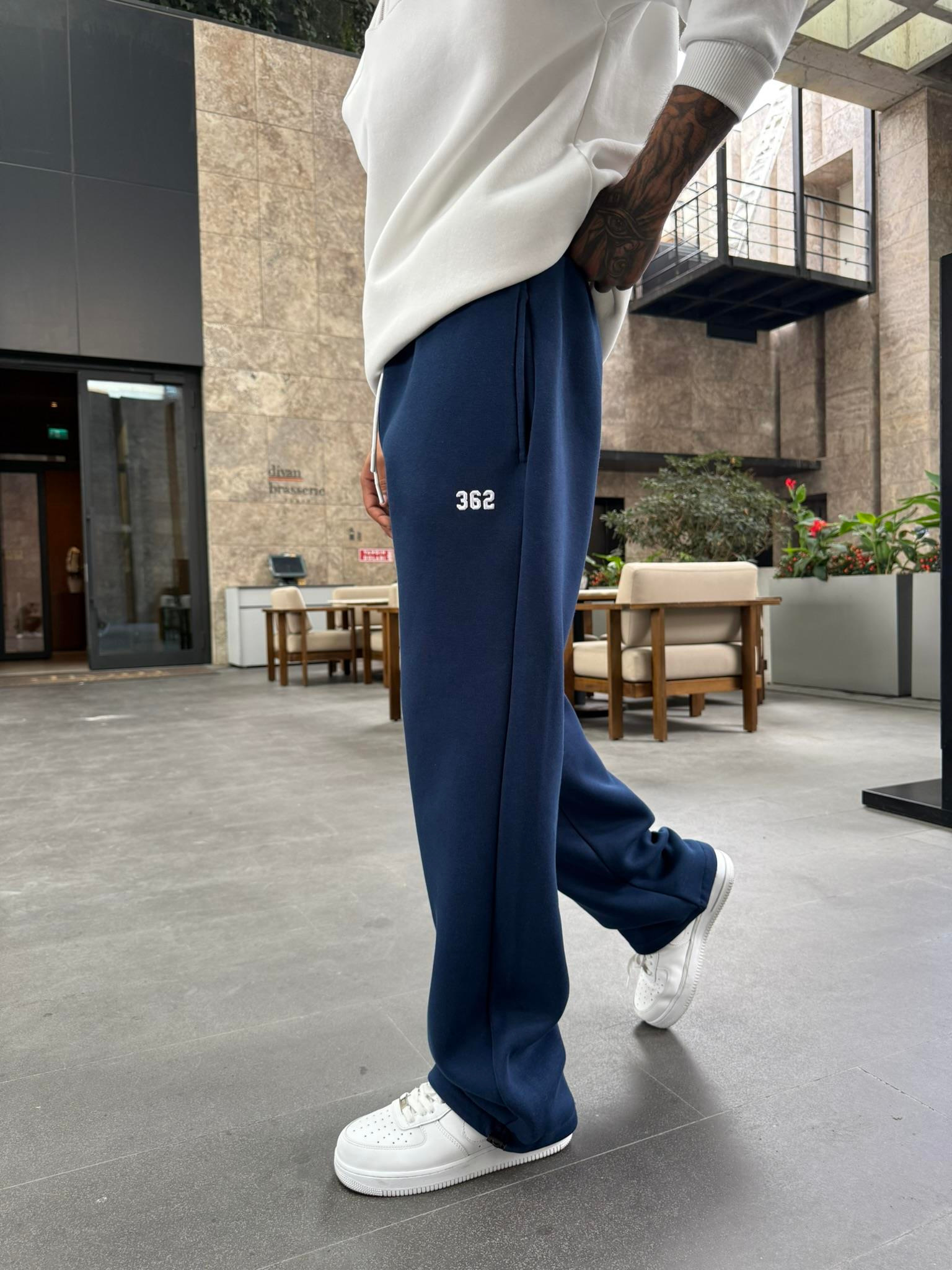 362 Premium Ayarlanabilir Paça Eşofman Altı - İndigo