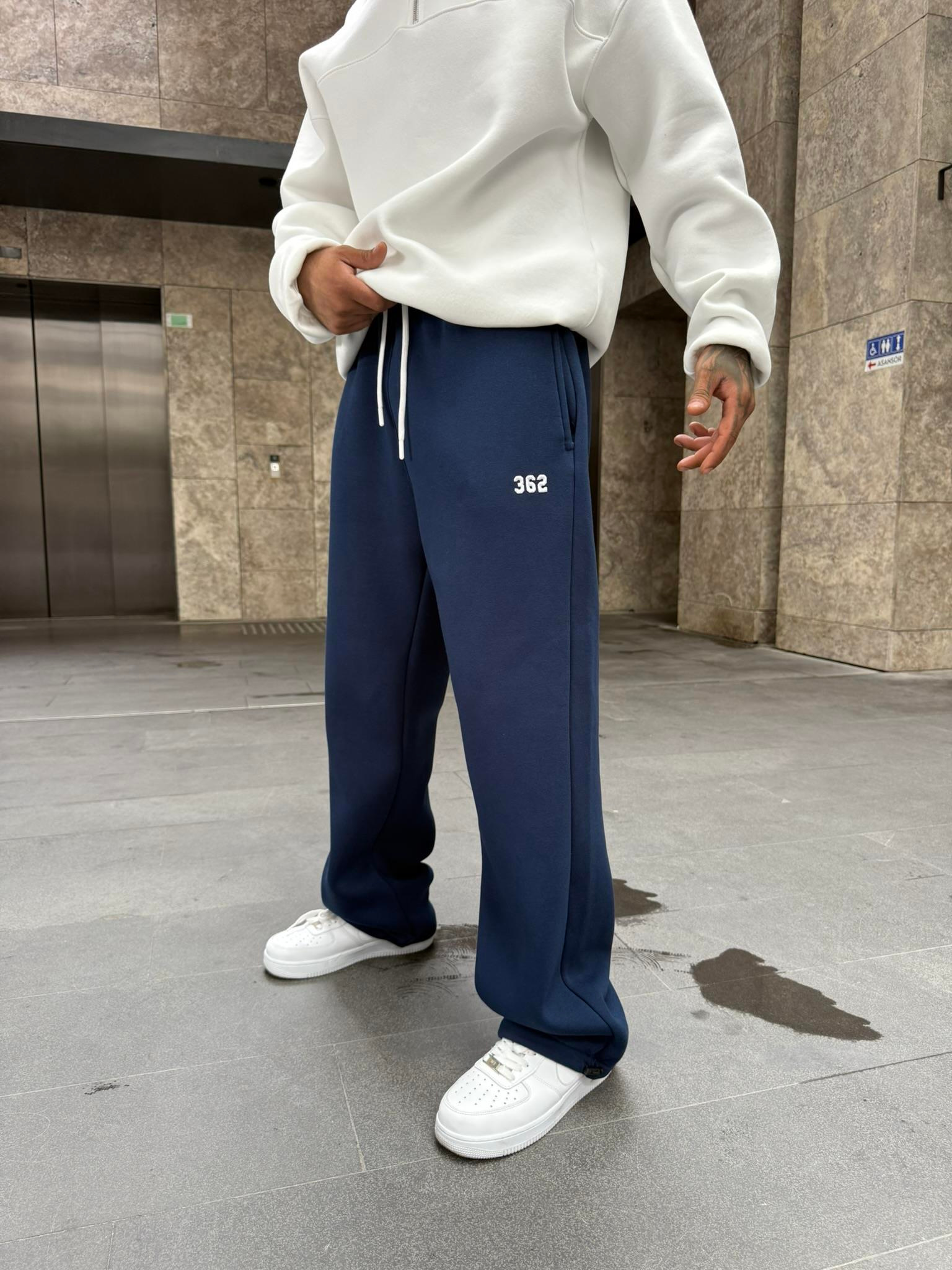 362 Premium Ayarlanabilir Paça Eşofman Altı - İndigo