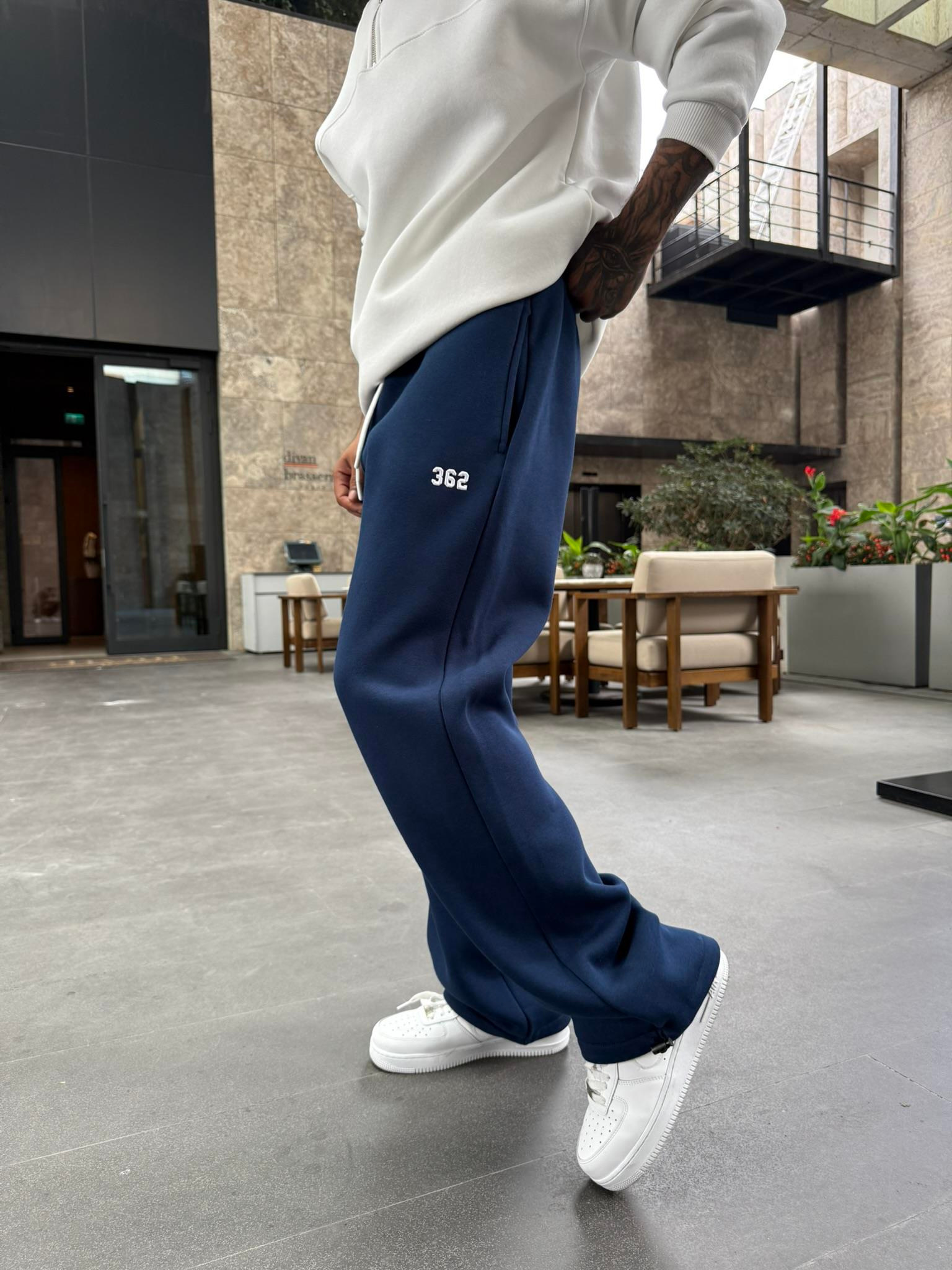 362 Premium Ayarlanabilir Paça Eşofman Altı - İndigo