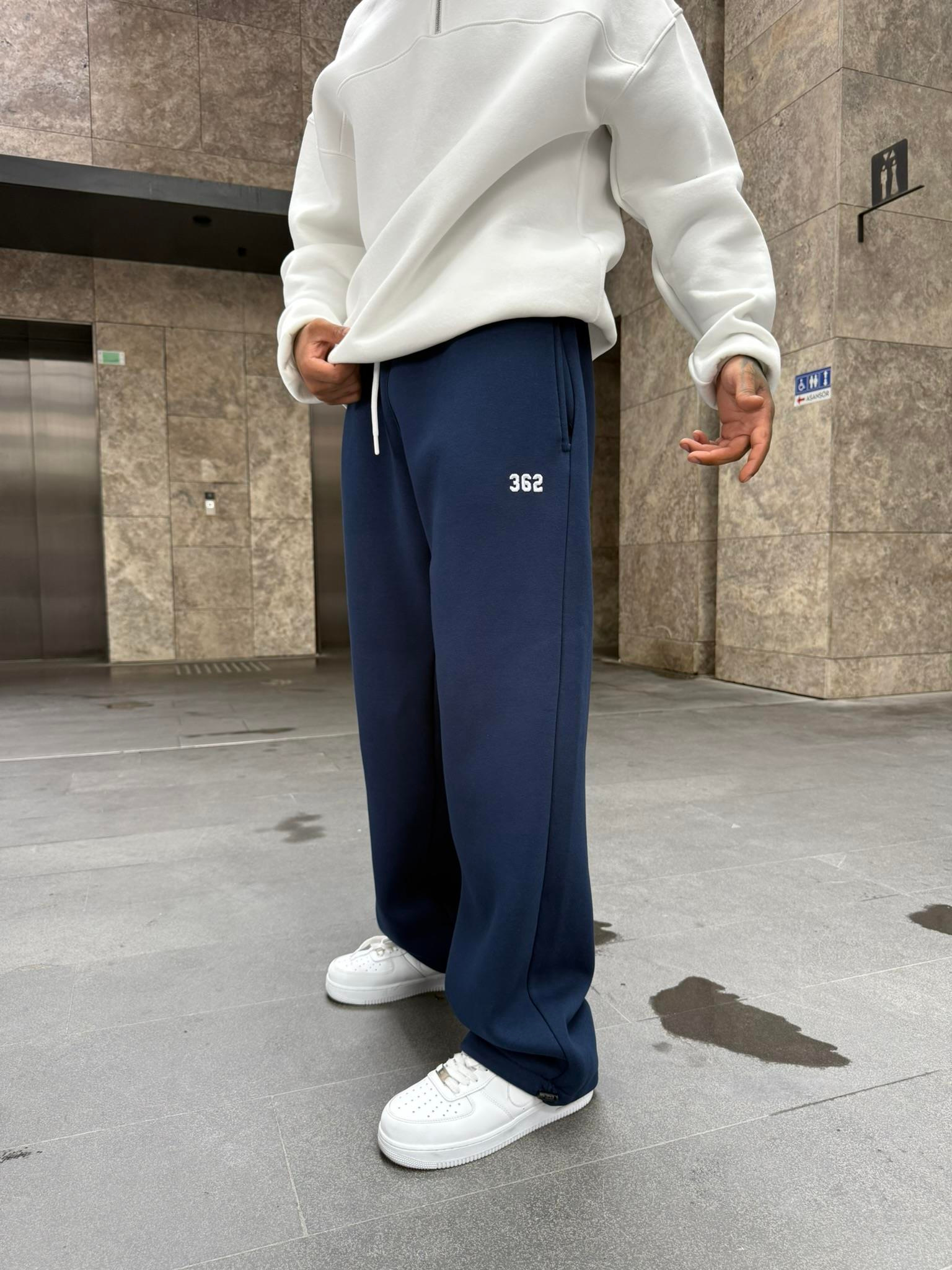 362 Premium Ayarlanabilir Paça Eşofman Altı - İndigo