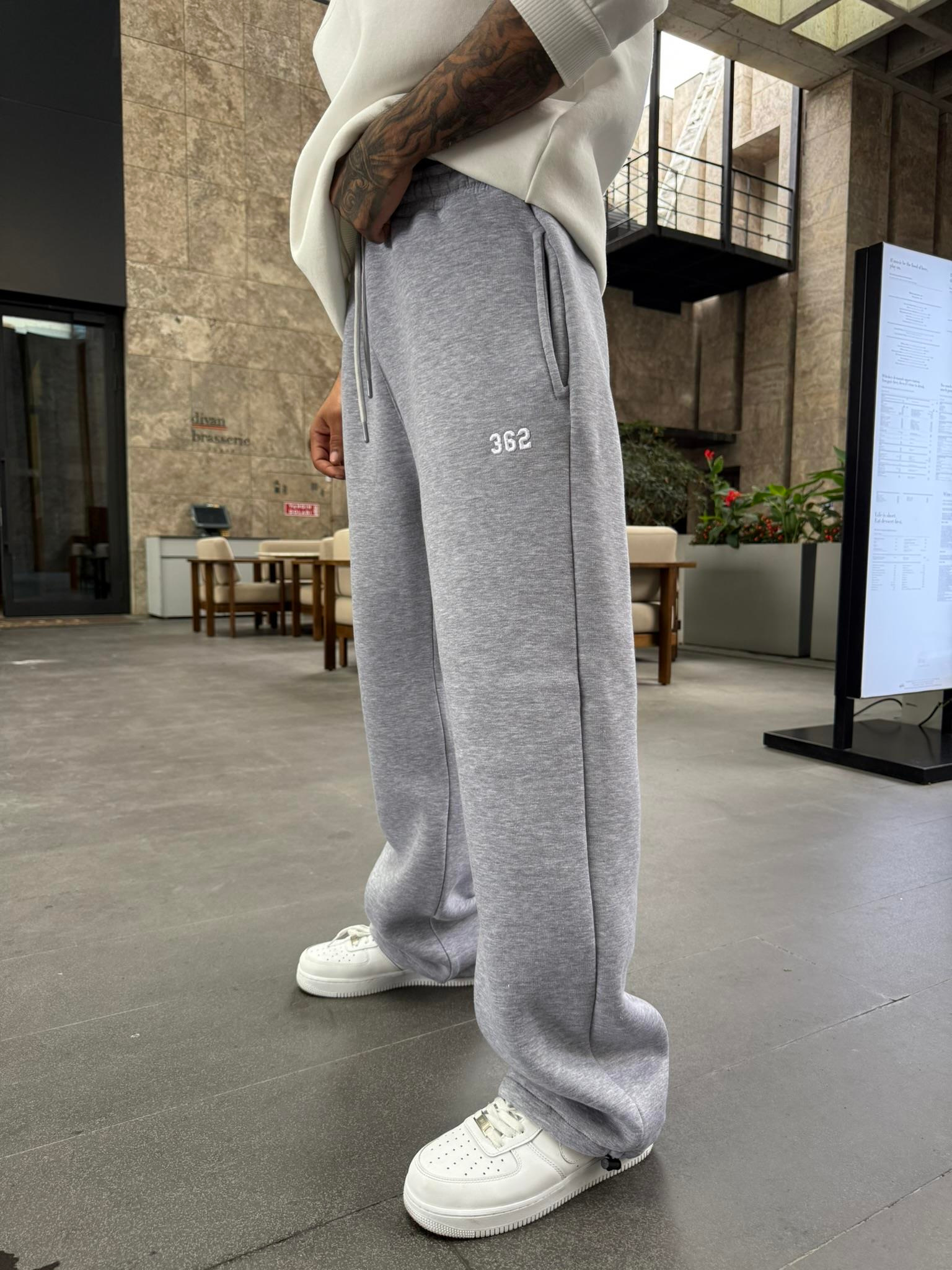 362 Premium Ayarlanabilir Paça Eşofman Altı - Gri