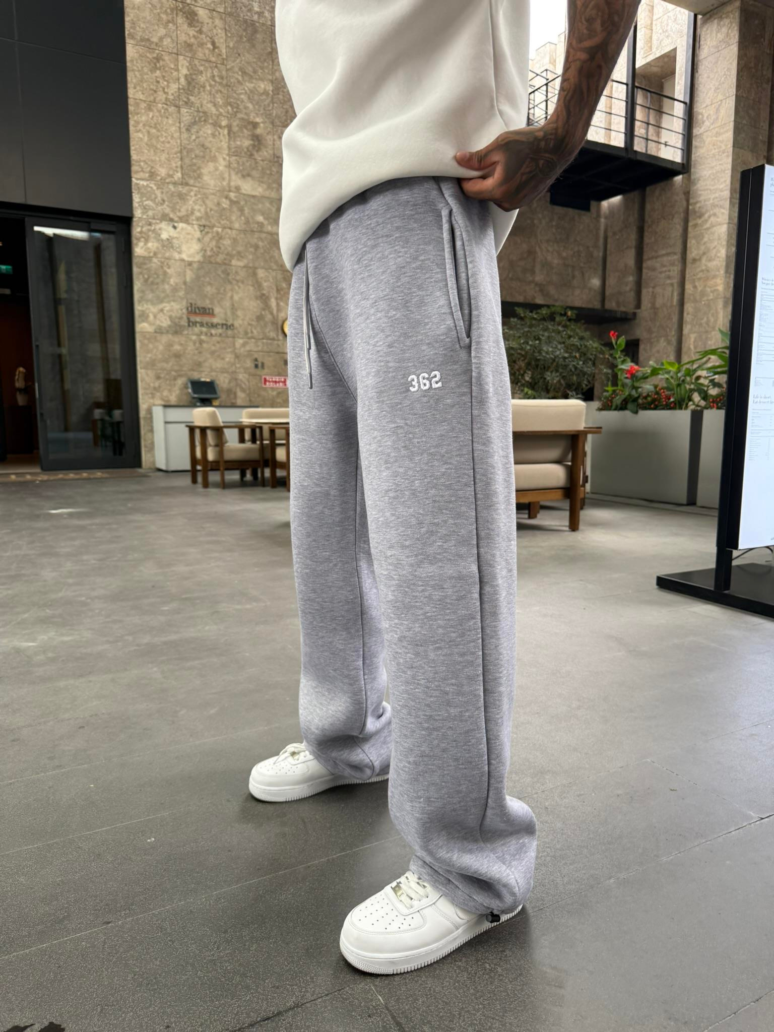 362 Premium Ayarlanabilir Paça Eşofman Altı - Gri