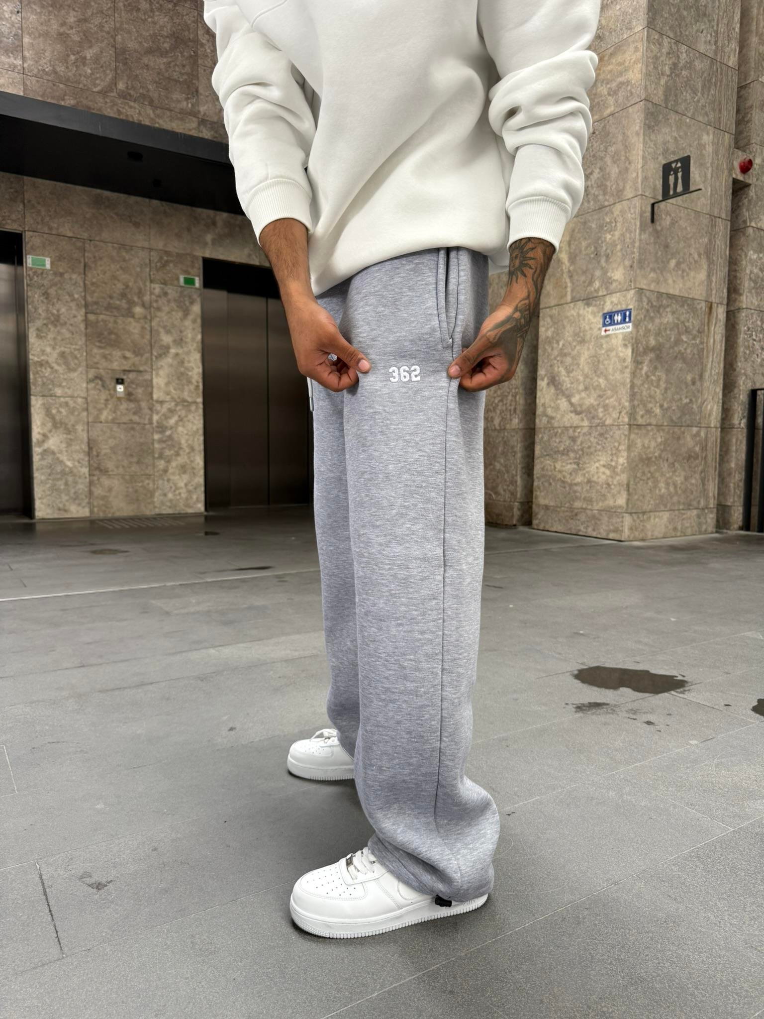 362 Premium Ayarlanabilir Paça Eşofman Altı - Gri