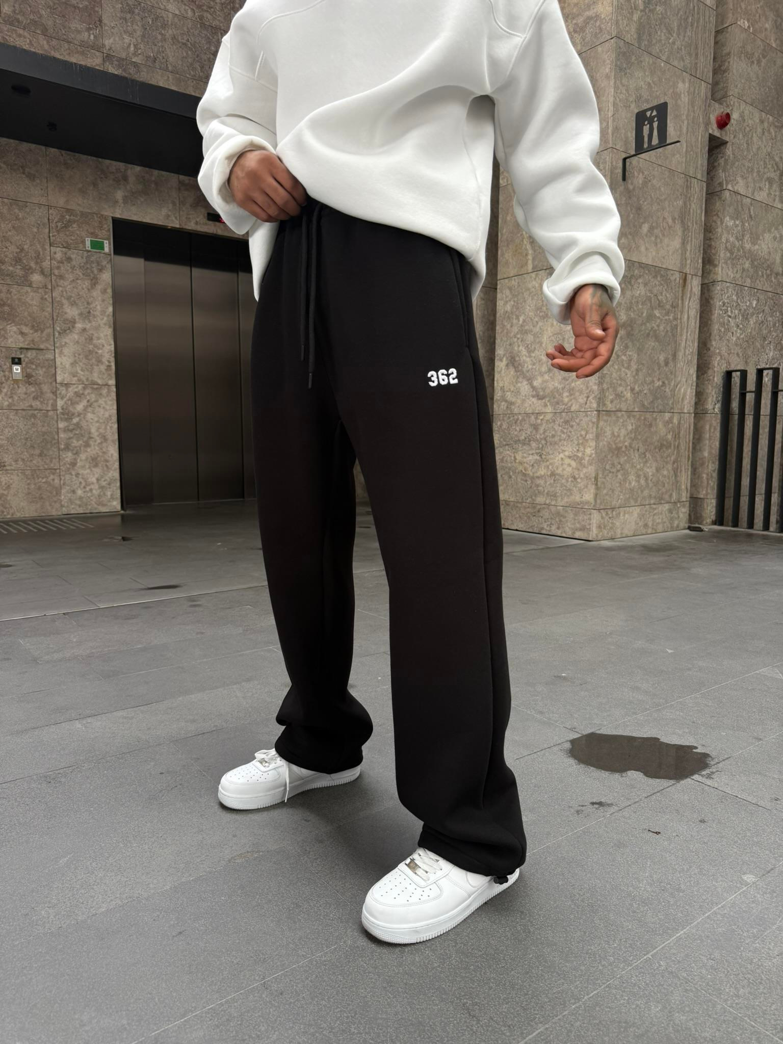 362 Premium Ayarlanabilir Paça Eşofman Altı - Siyah