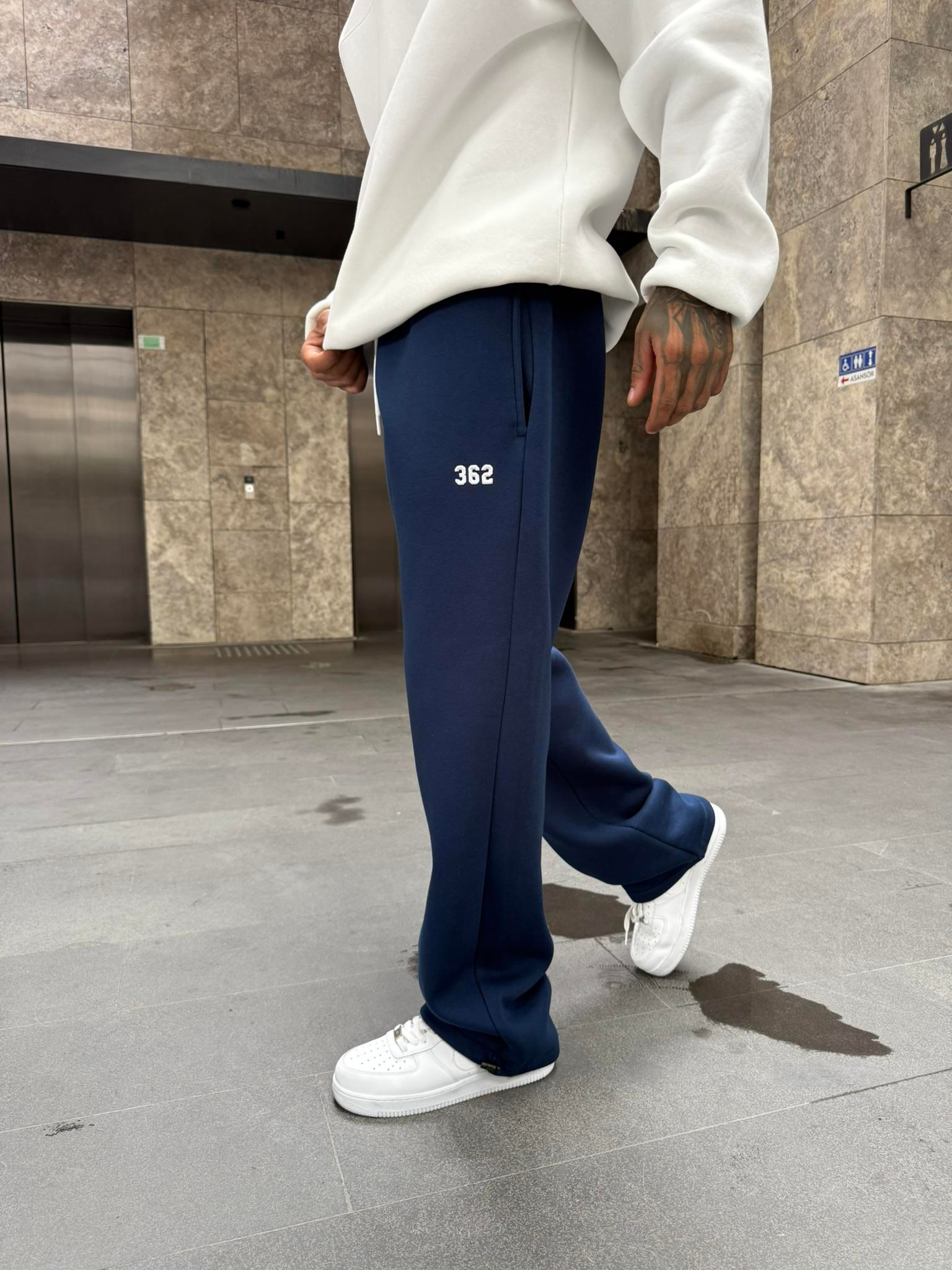 362 Premium Ayarlanabilir Paça Eşofman Altı - İndigo