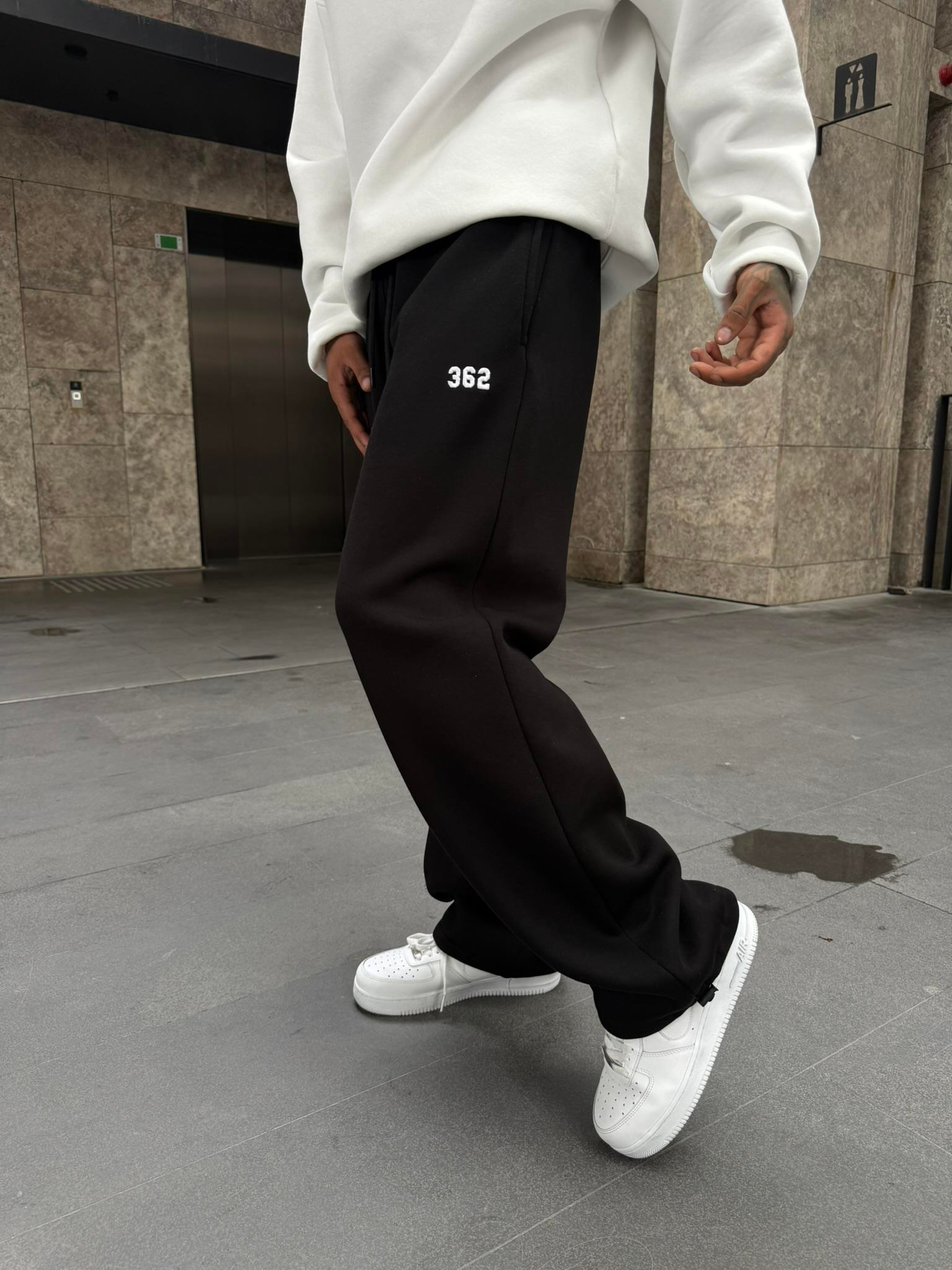 362 Premium Ayarlanabilir Paça Eşofman Altı - Siyah