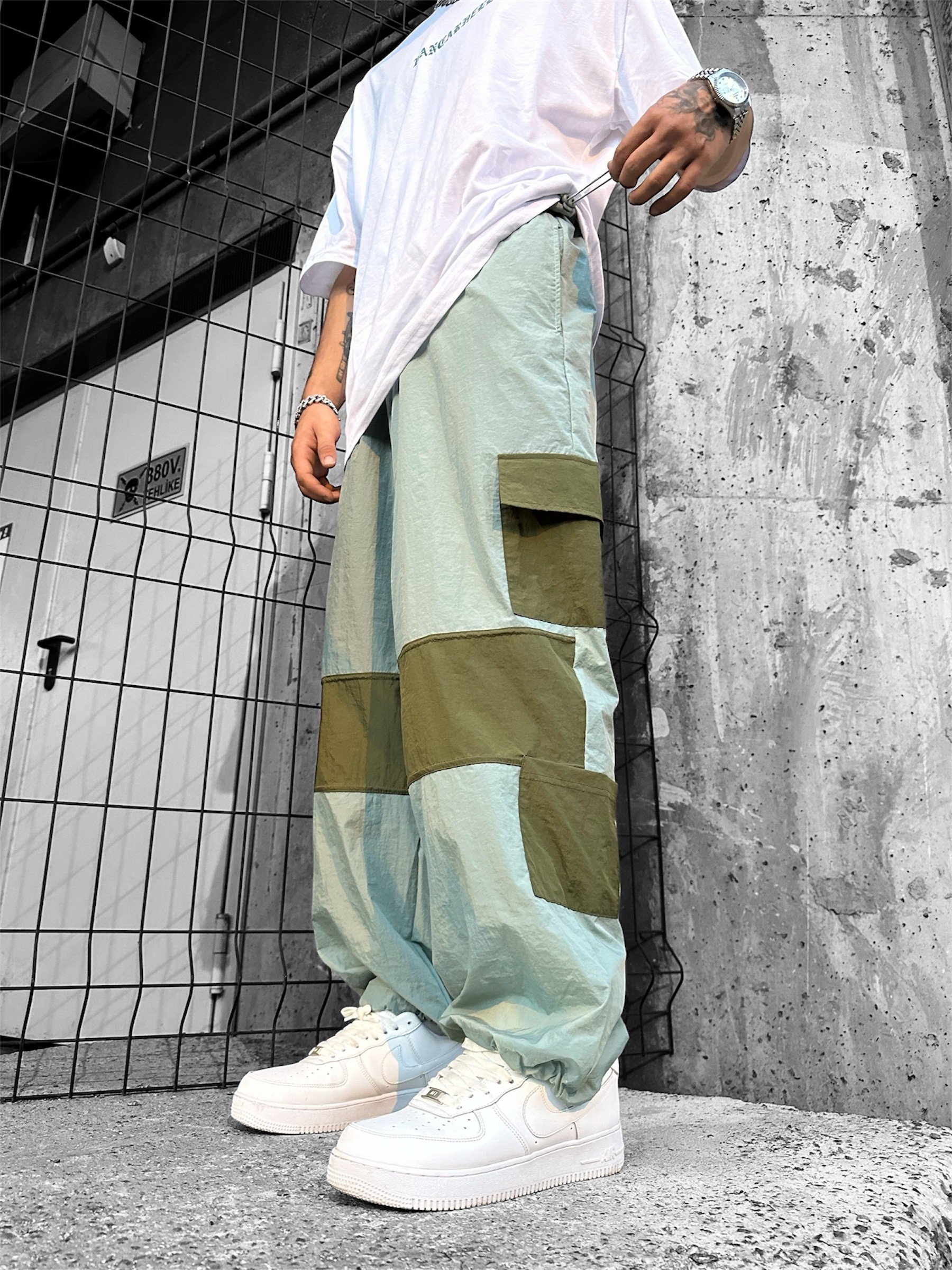 362 Tech Cargo Lastikli Paça Eşofman - Turkuaz