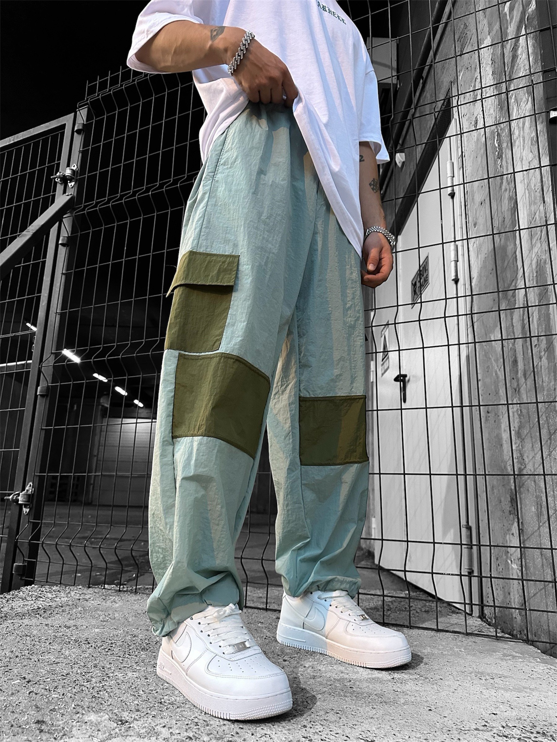 362 Tech Cargo Lastikli Paça Eşofman - Turkuaz