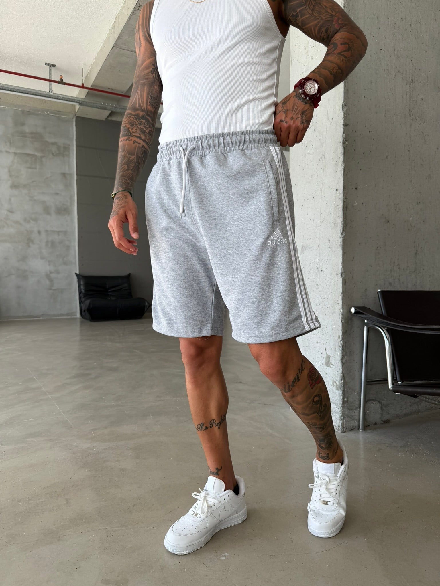 362 Triple Stripe Shorts - Gri
