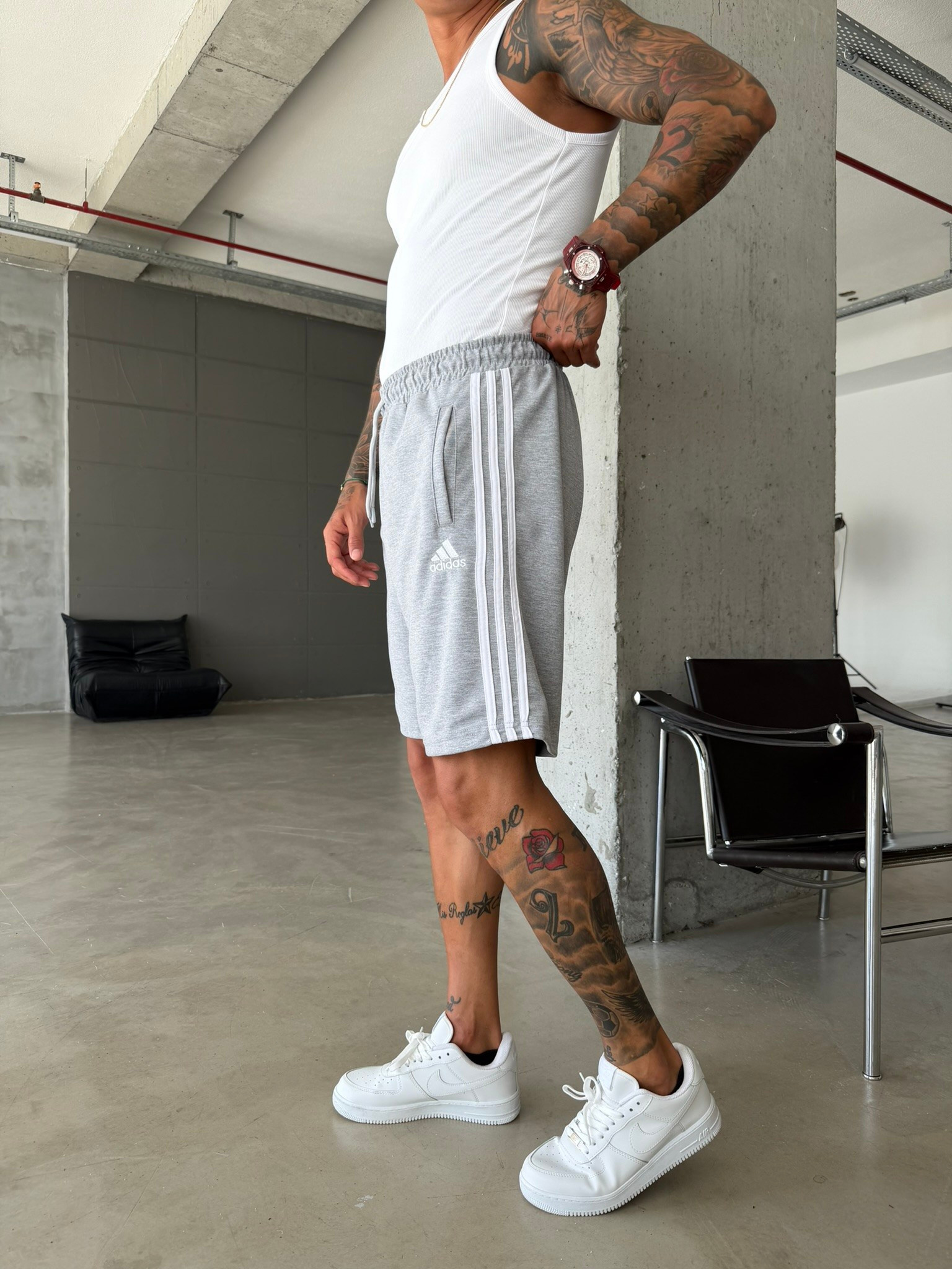 362 Triple Stripe Shorts - Gri