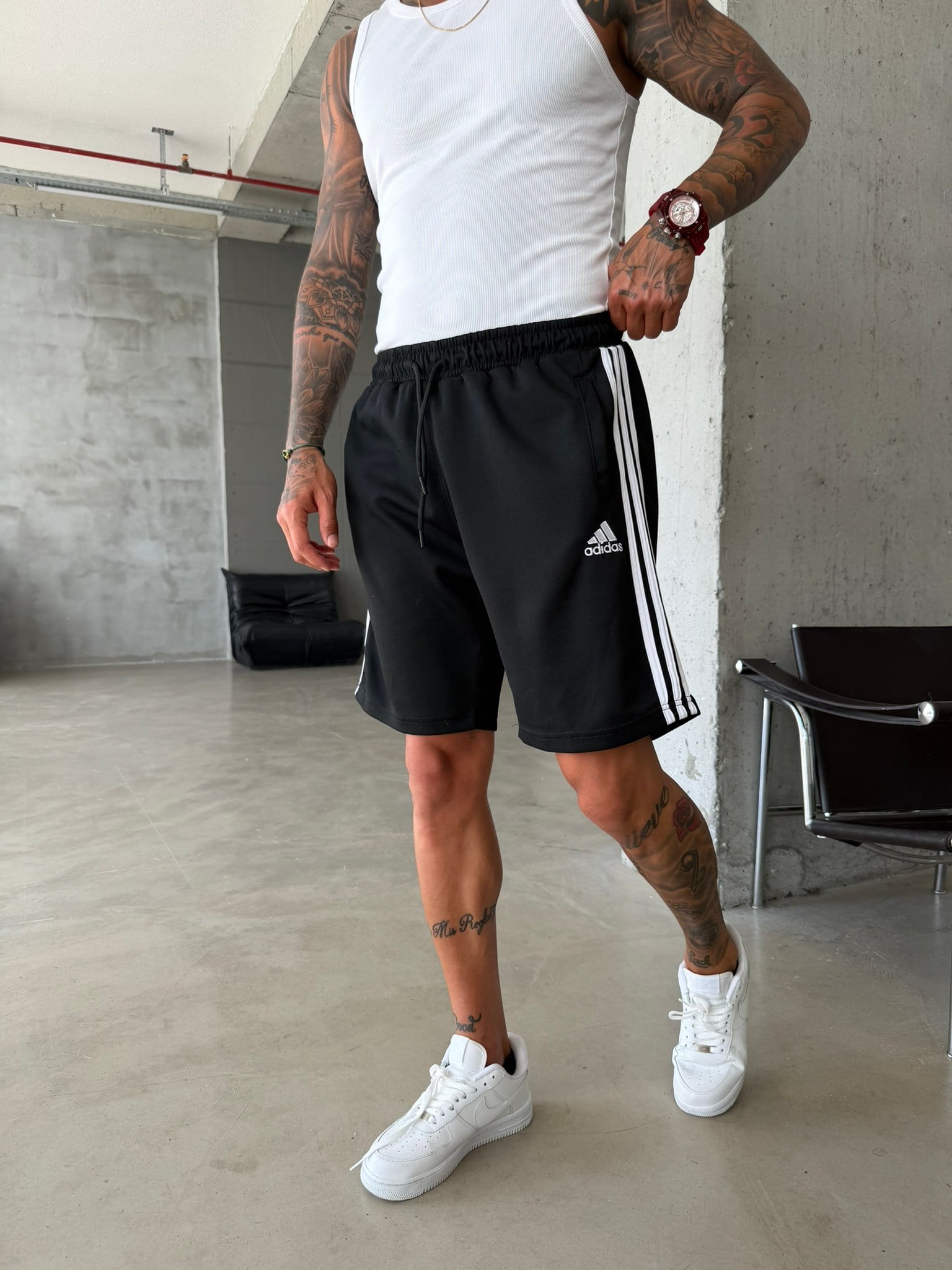362 Triple Stripe Shorts - Siyah