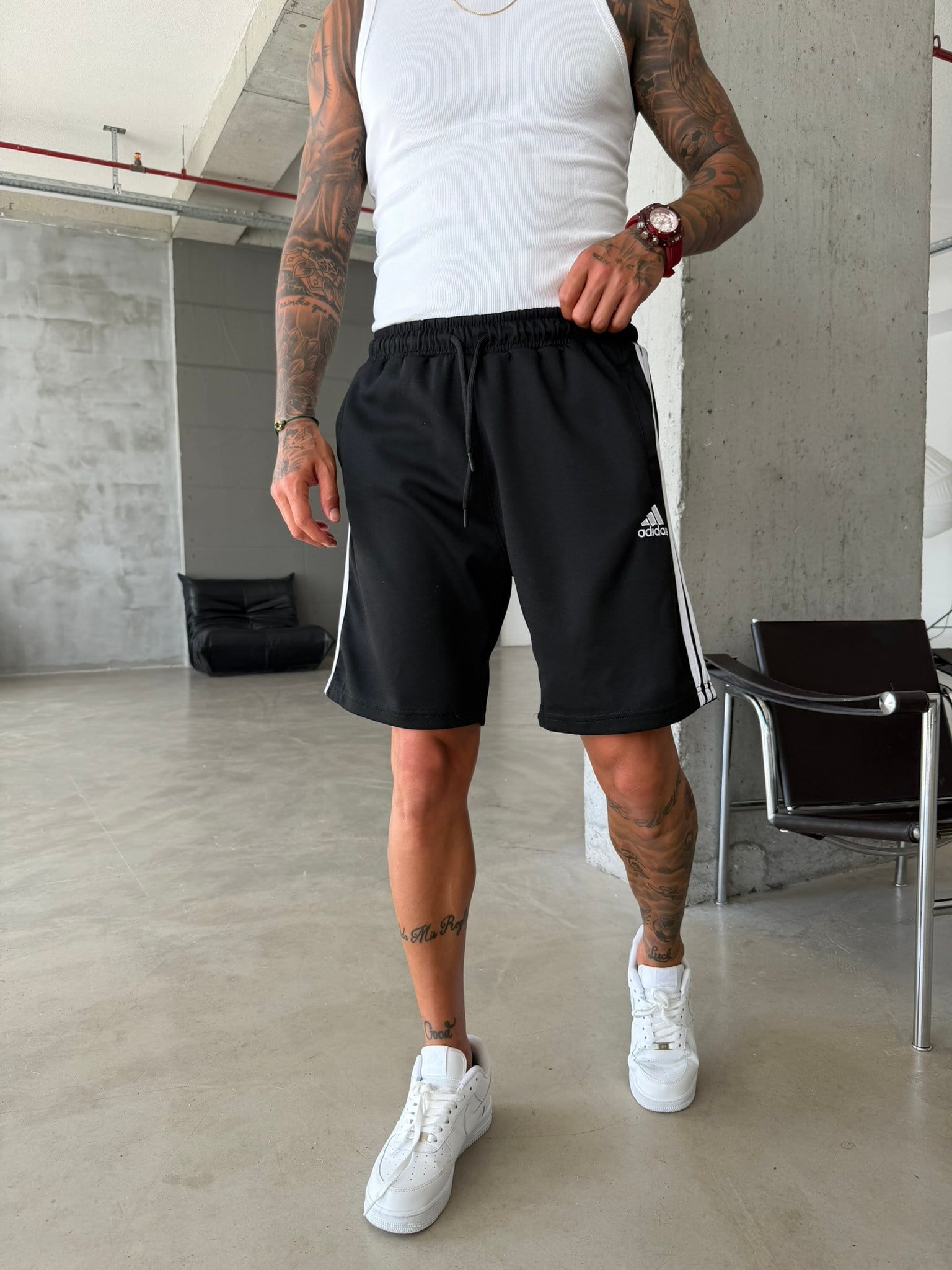 362 Triple Stripe Shorts - Siyah