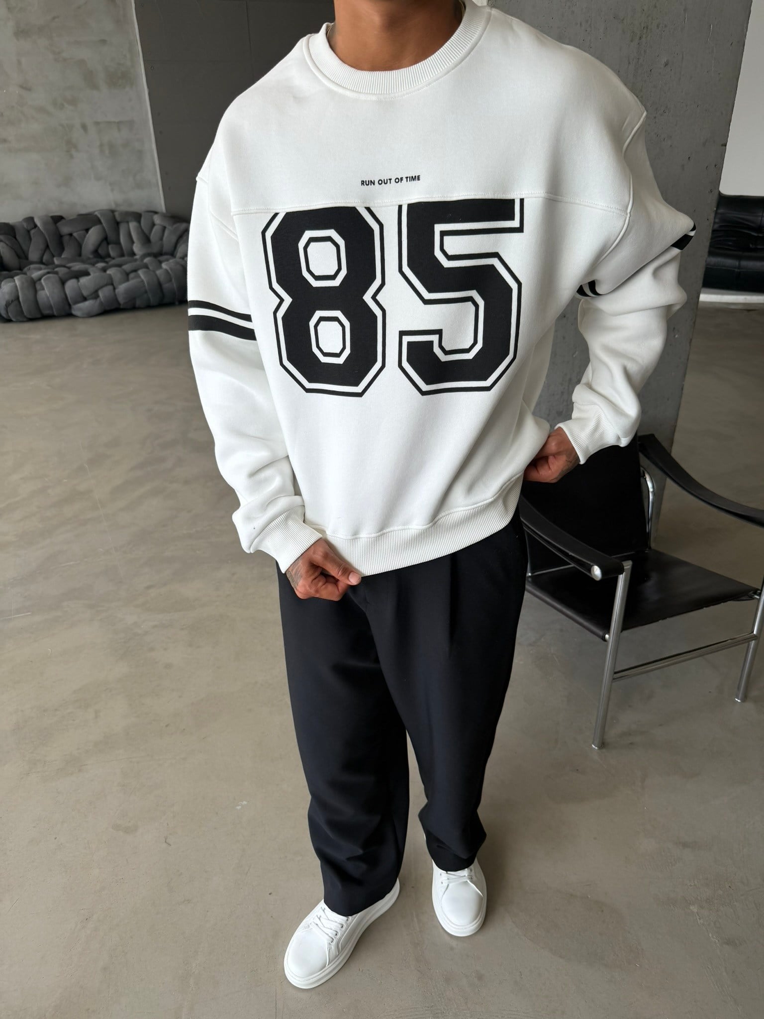 85 Retro Premium Varsıty Sweatshirt