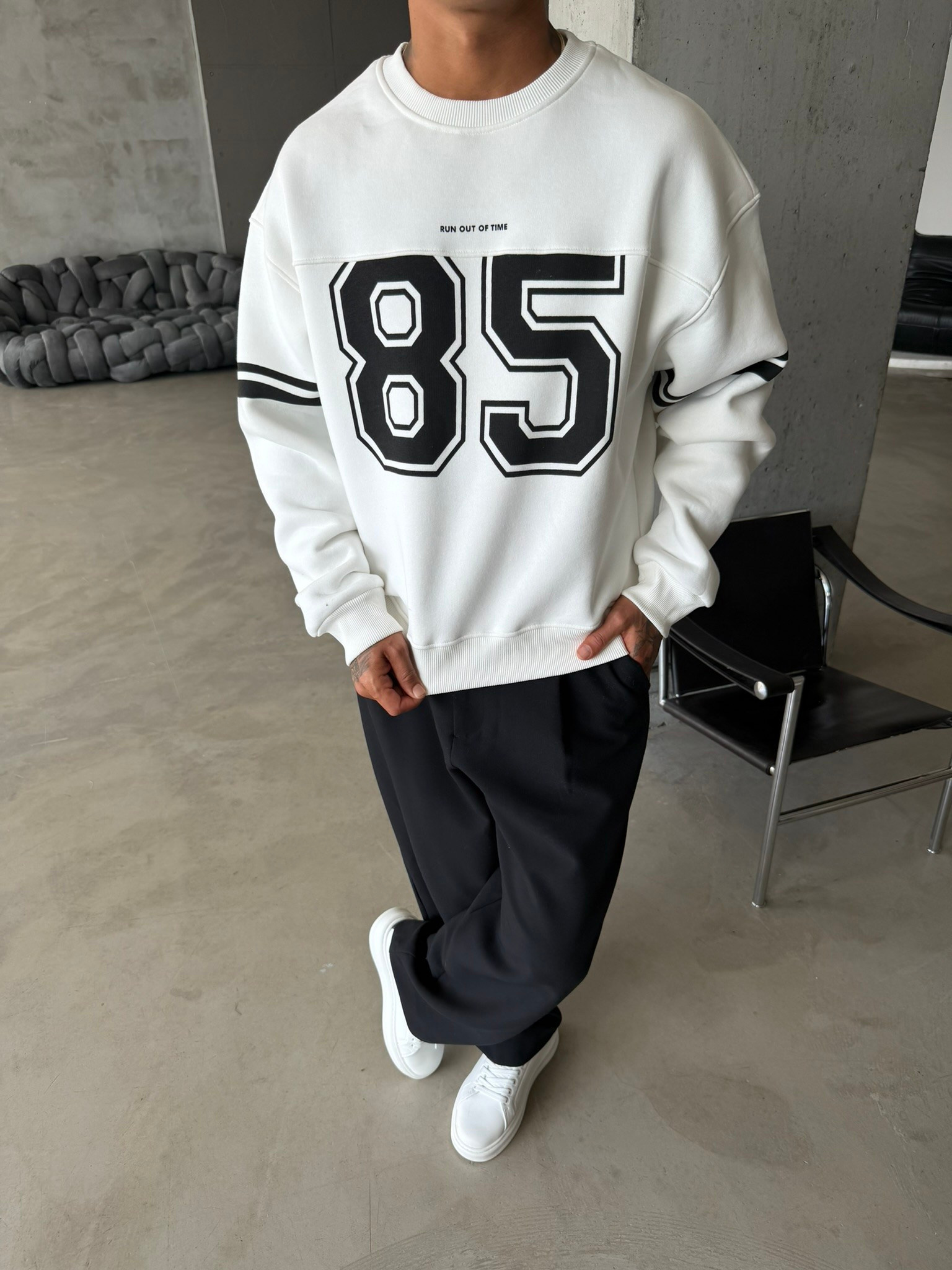 85 Retro Premium Varsıty Sweatshirt
