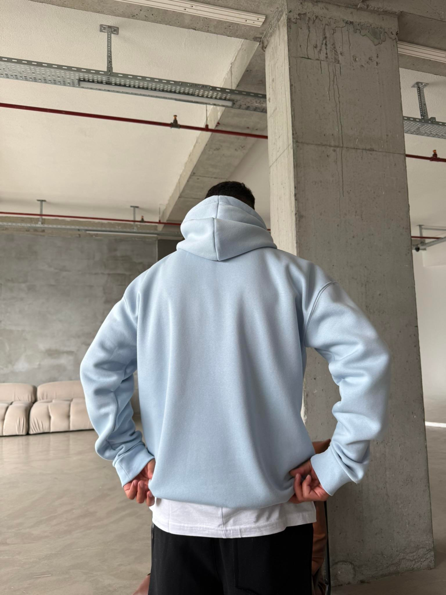 A Kalp Premium Sweatshirt - Mavi