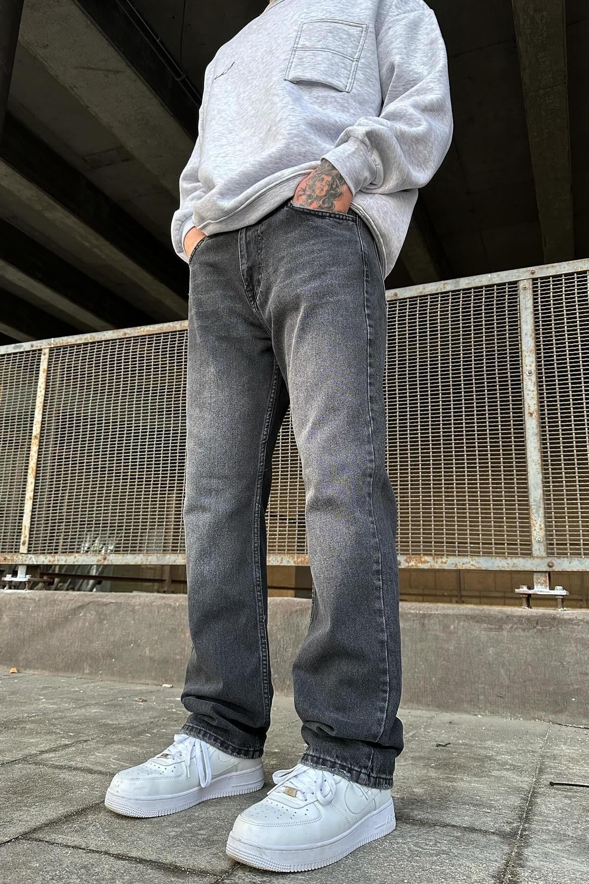 A111-3 Detaylı Baggy  Antrasit