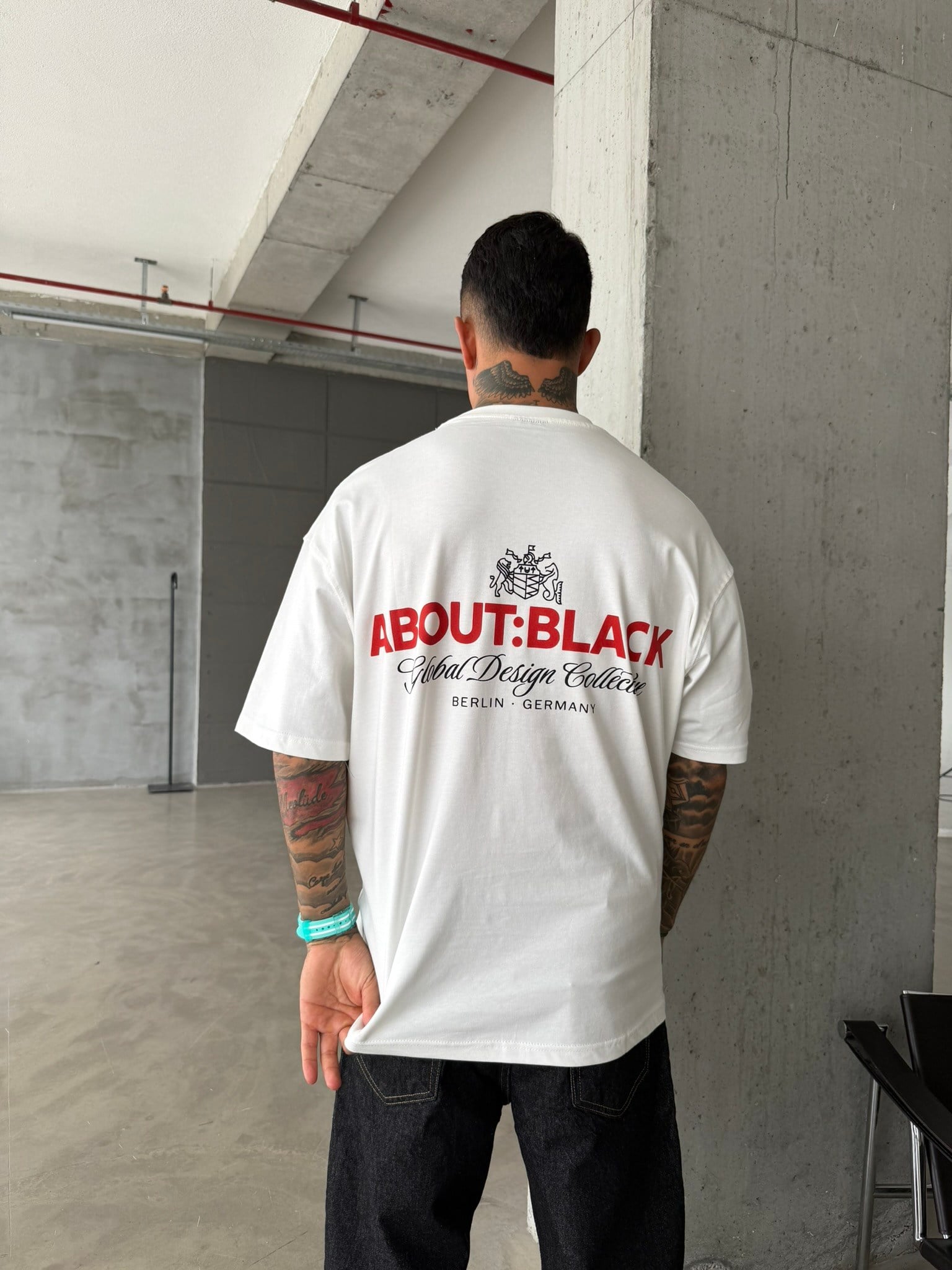 About:Black Basic T-Shirt - Beyaz