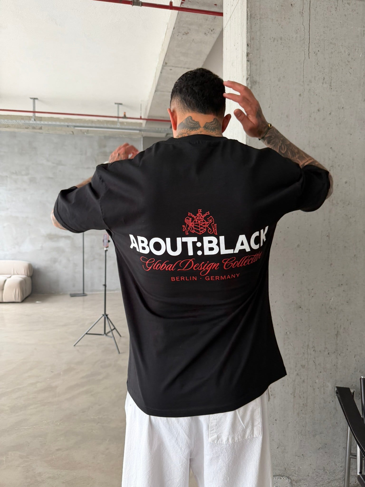 About:Black Basic T-Shirt - Siyah