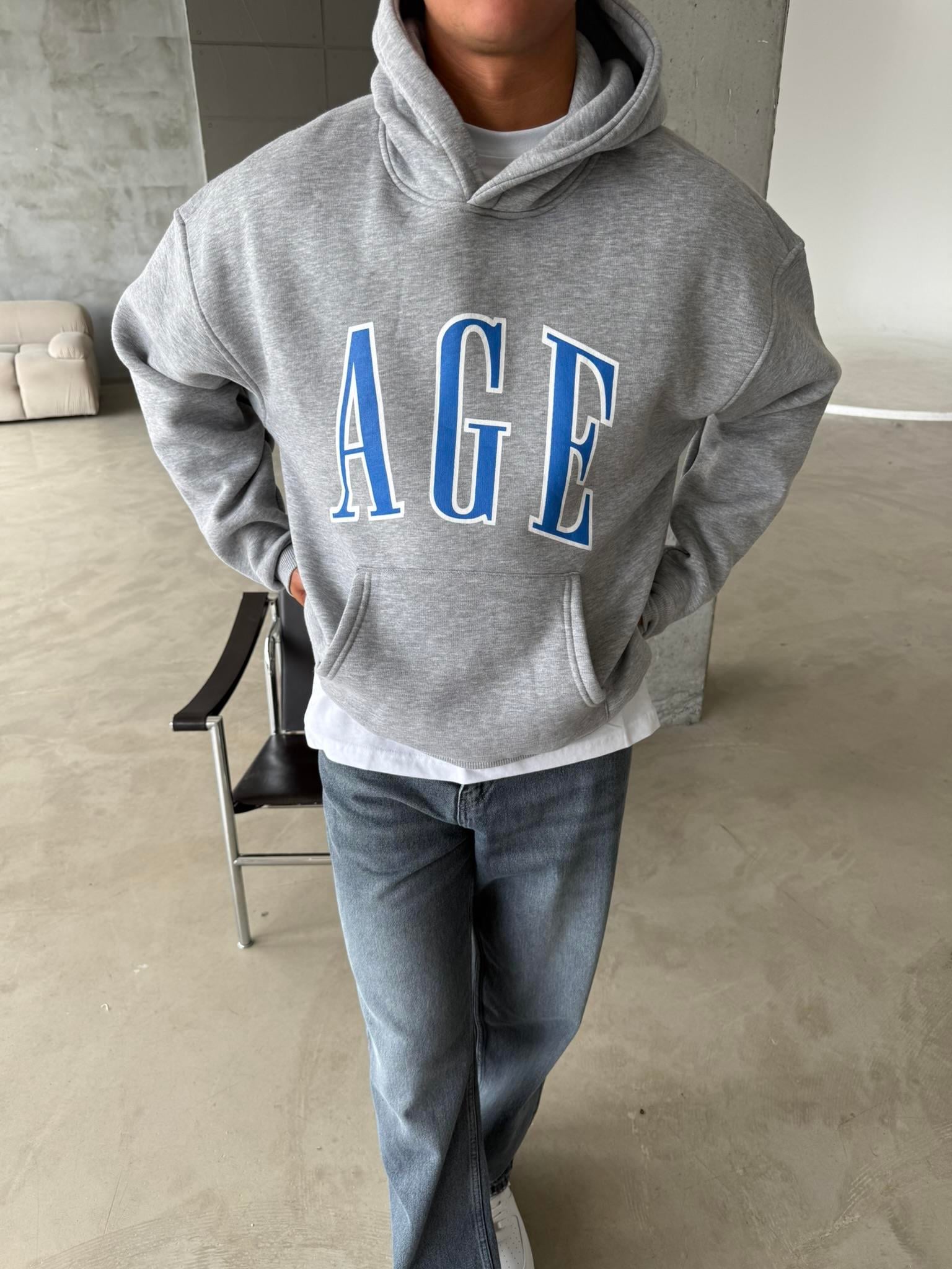 AGE Oversize Sweatshirt - Gri