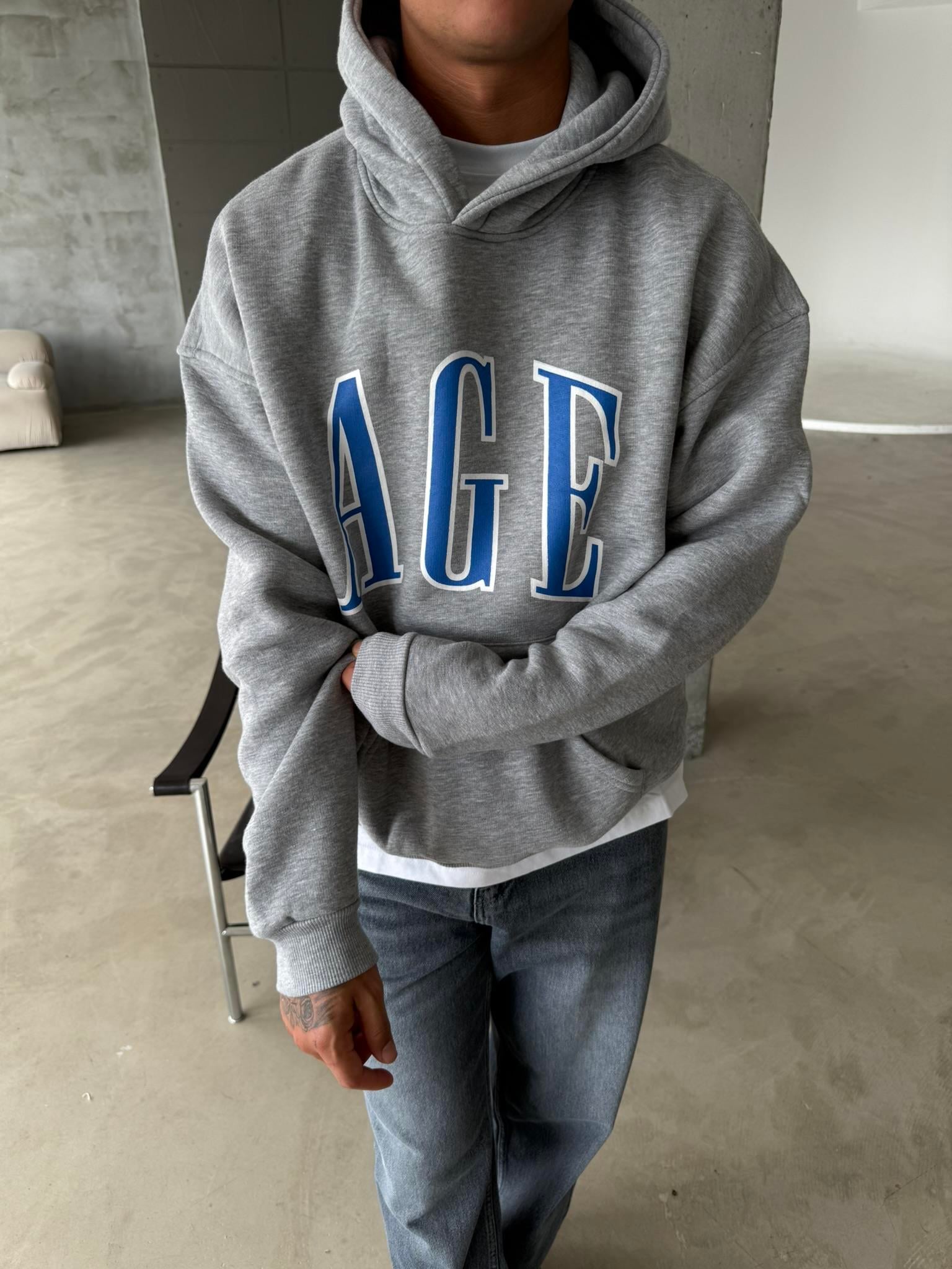 AGE Oversize Sweatshirt - Gri